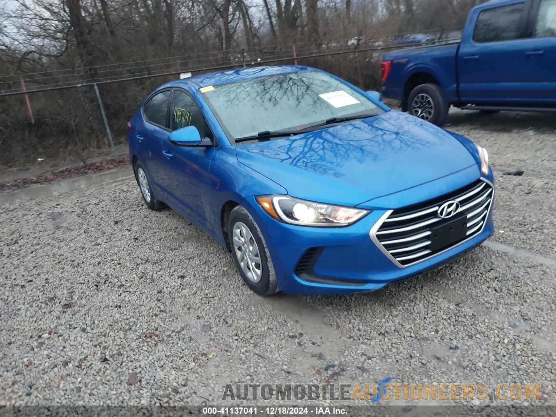 5NPD74LFXHH198346 HYUNDAI ELANTRA 2017