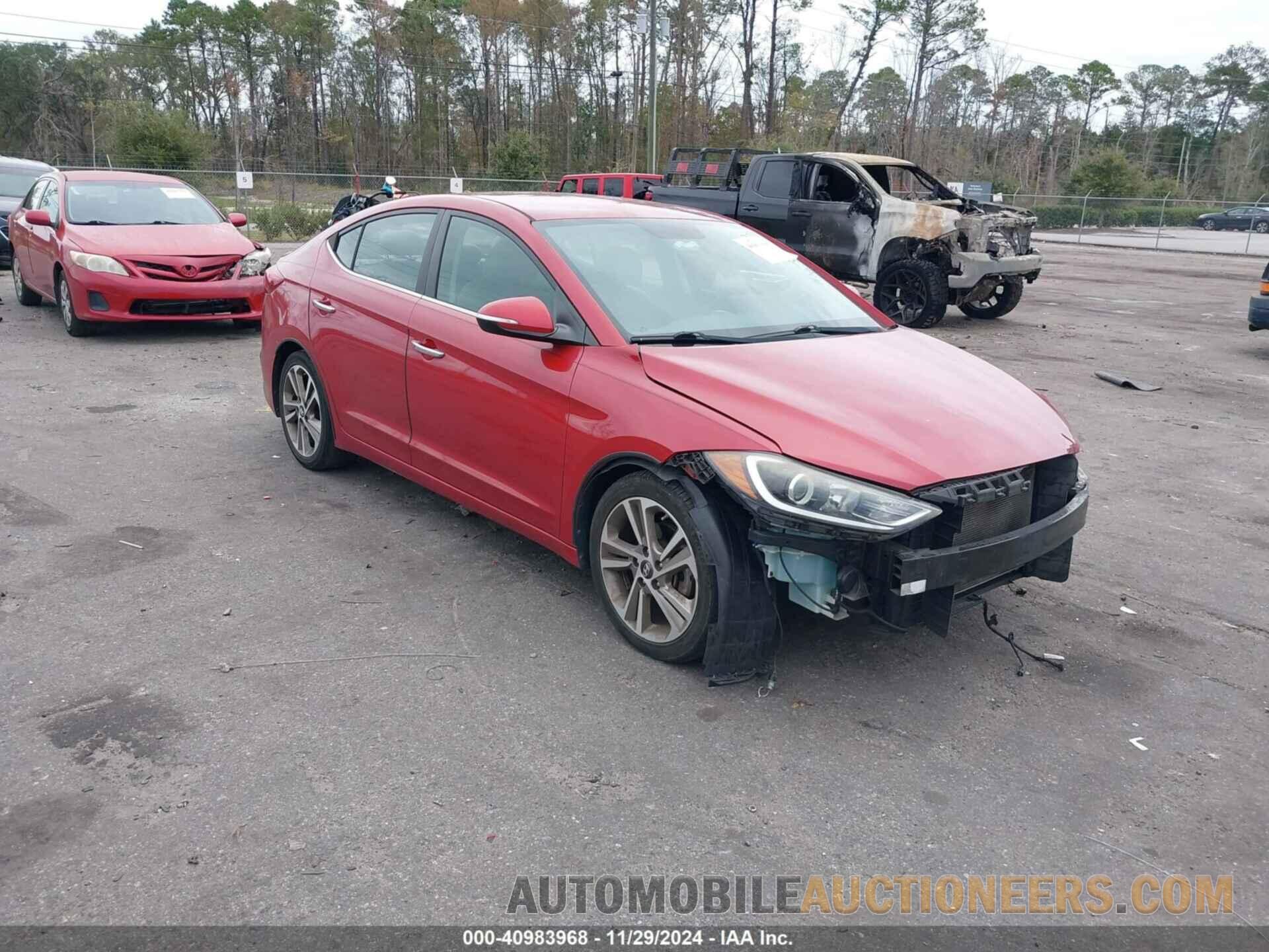 5NPD84LF0HH000564 HYUNDAI ELANTRA 2017