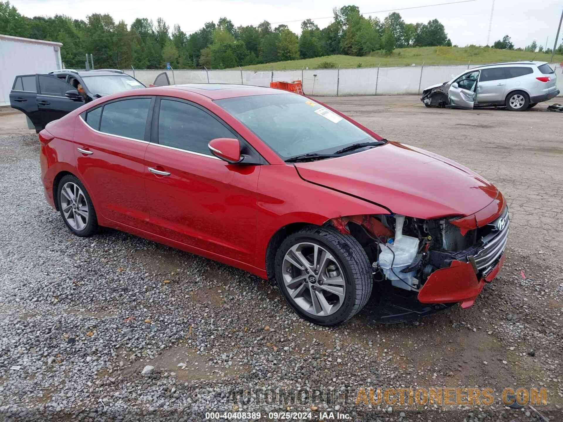 5NPD84LF0HH206872 HYUNDAI ELANTRA 2017