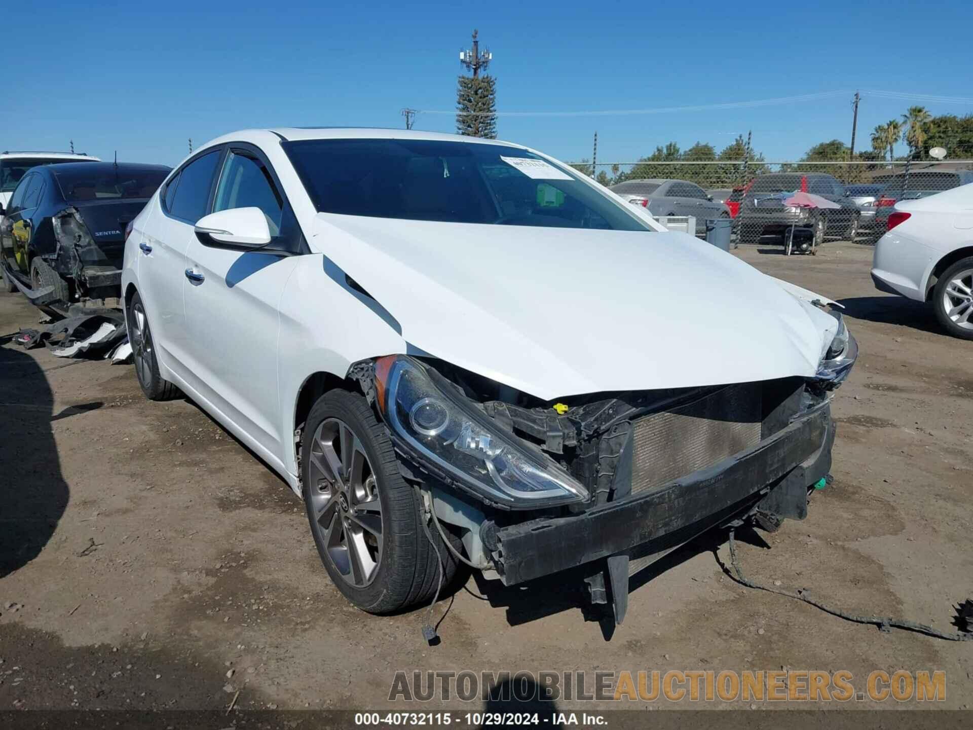 5NPD84LF2HH015339 HYUNDAI ELANTRA 2017