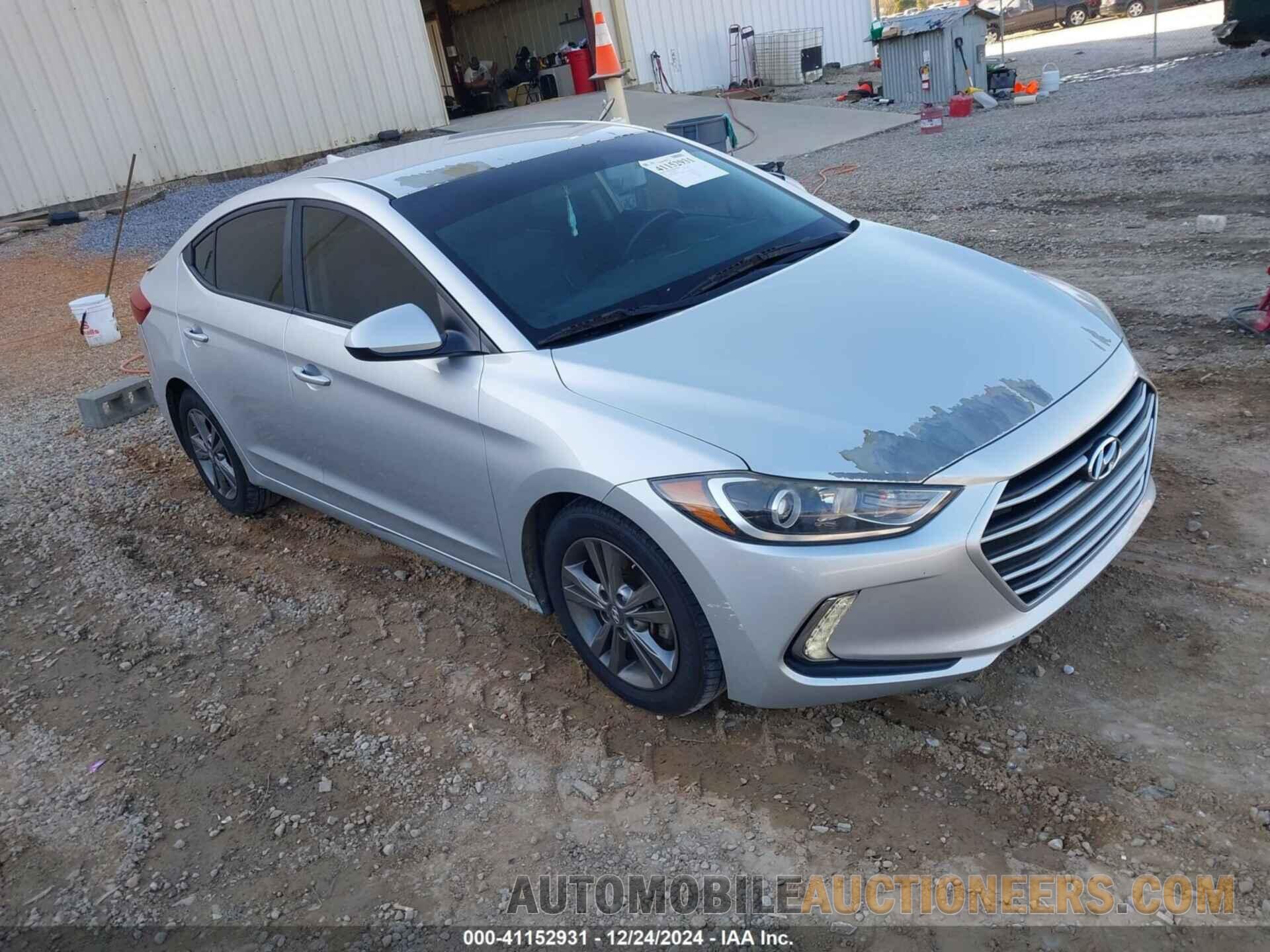 5NPD84LF2HH039558 HYUNDAI ELANTRA 2017