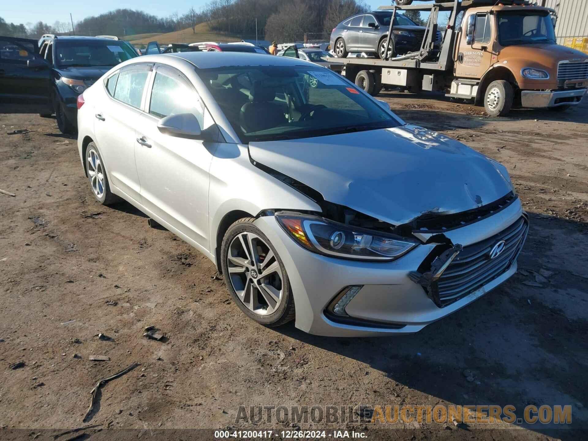 5NPD84LF2HH124562 HYUNDAI ELANTRA 2017