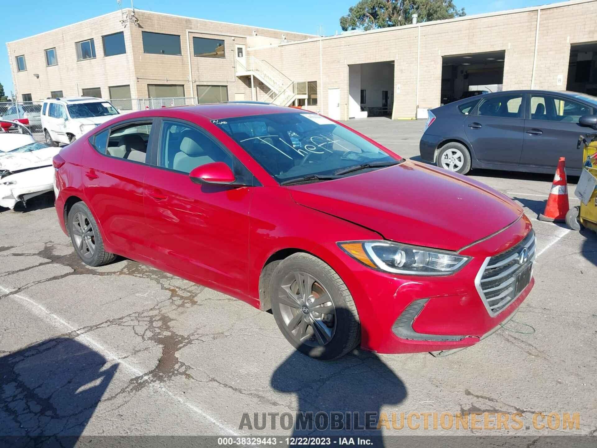 5NPD84LF2JH253276 HYUNDAI ELANTRA 2018