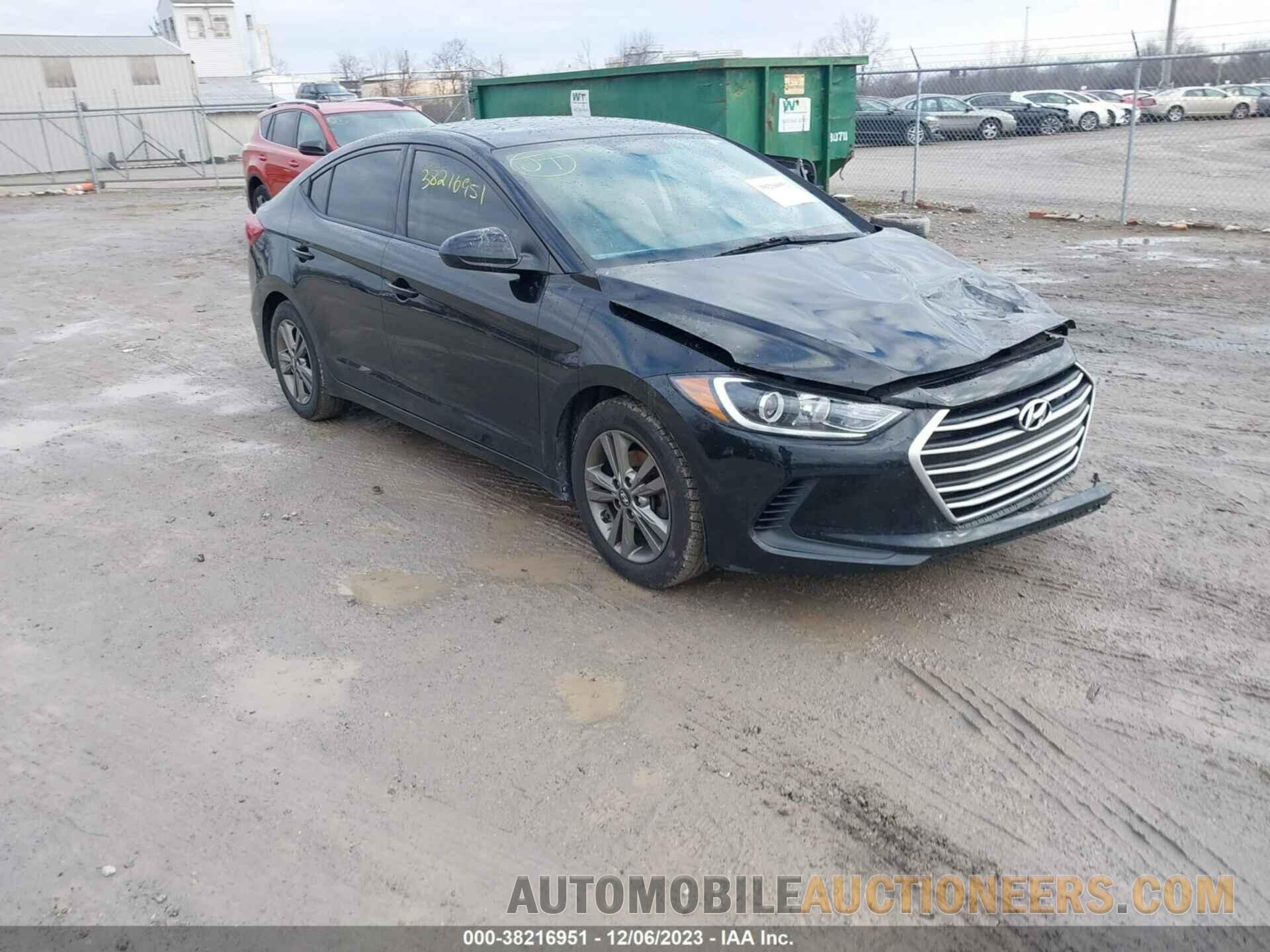 5NPD84LF2JH292952 HYUNDAI ELANTRA 2018