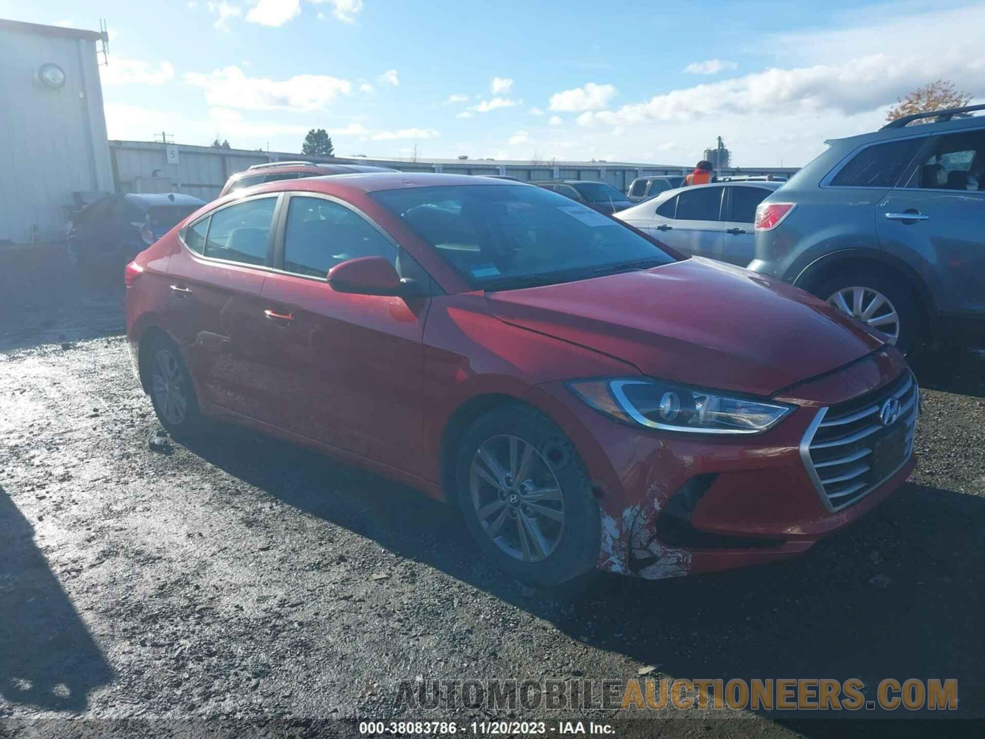 5NPD84LF2JH312861 HYUNDAI ELANTRA 2018