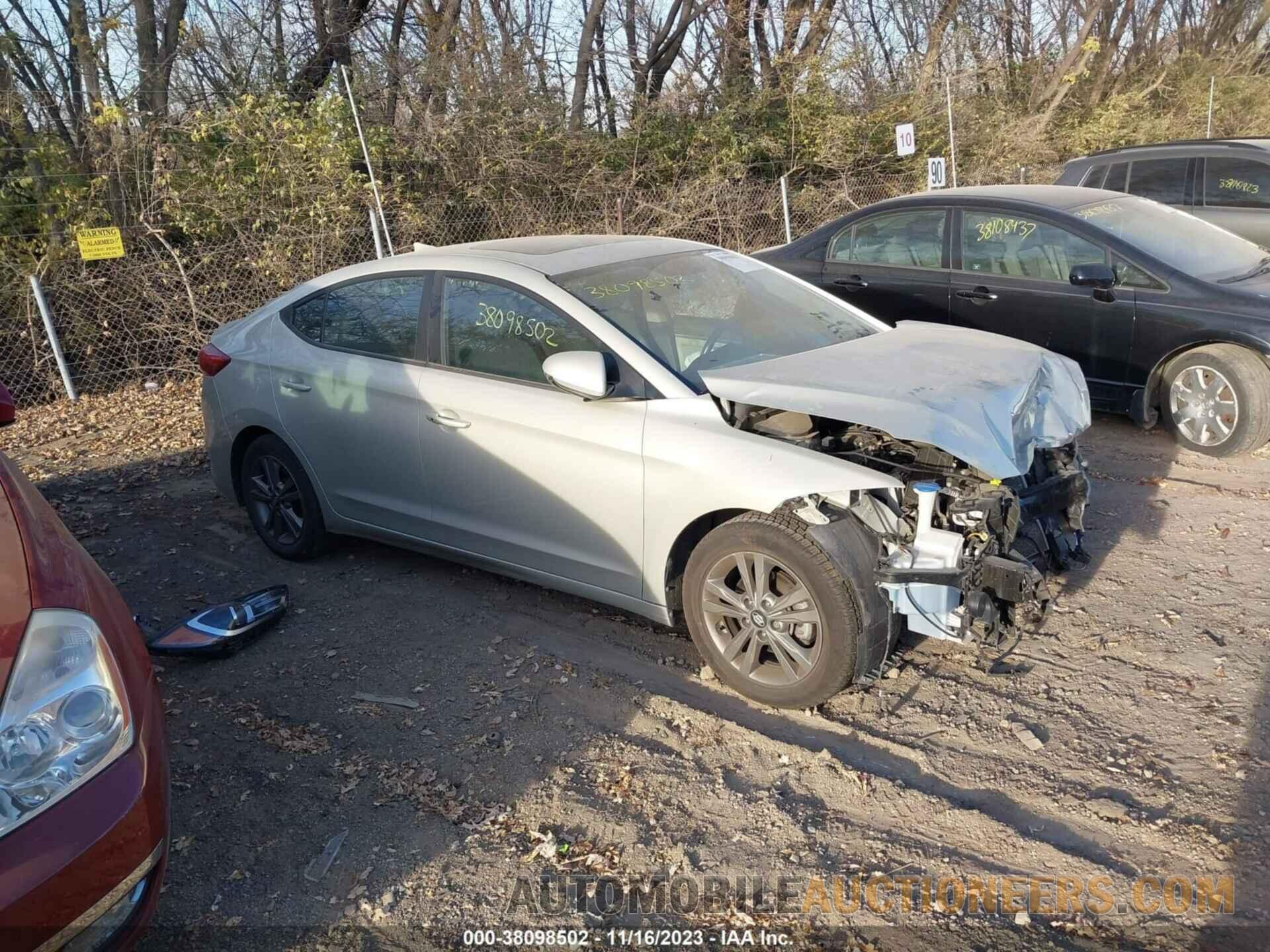 5NPD84LF2JH325948 HYUNDAI ELANTRA 2018