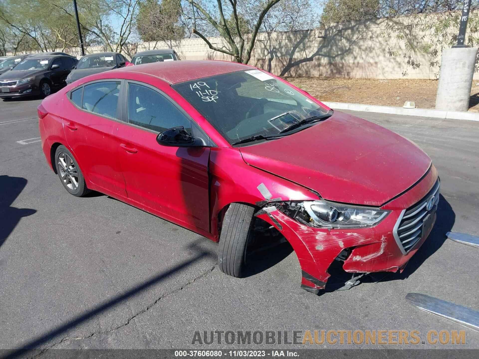 5NPD84LF2JH357668 HYUNDAI ELANTRA 2018