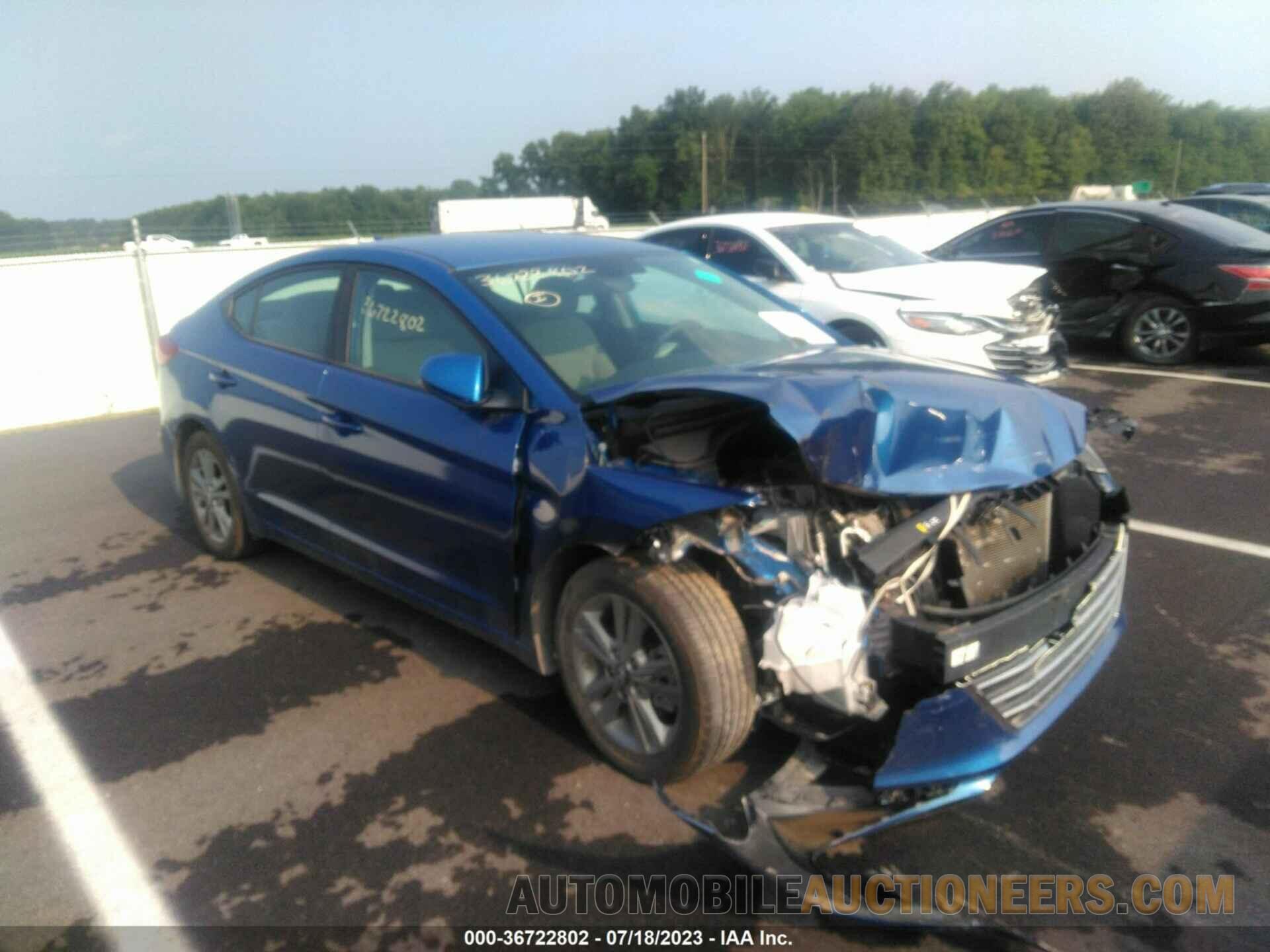 5NPD84LF2JH389729 HYUNDAI ELANTRA 2018