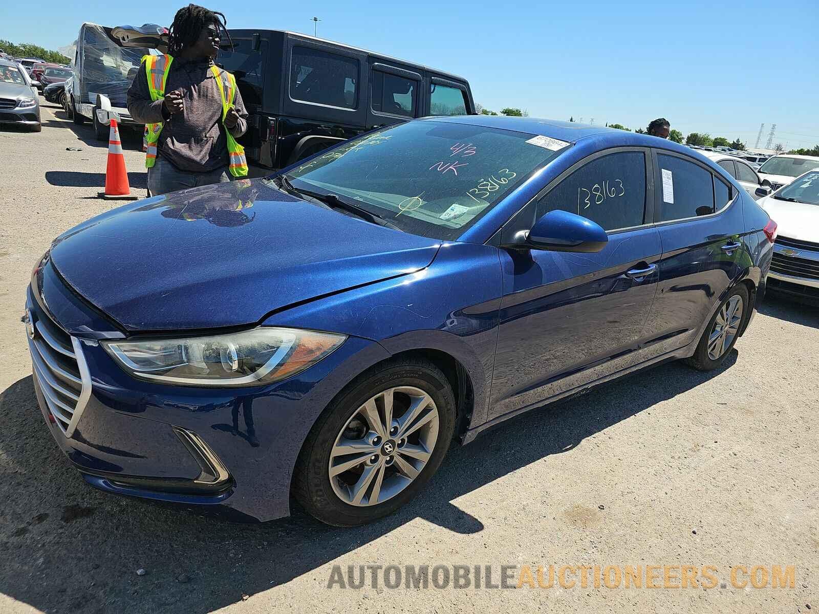 5NPD84LF3HH138163 Hyundai Elantra 2017