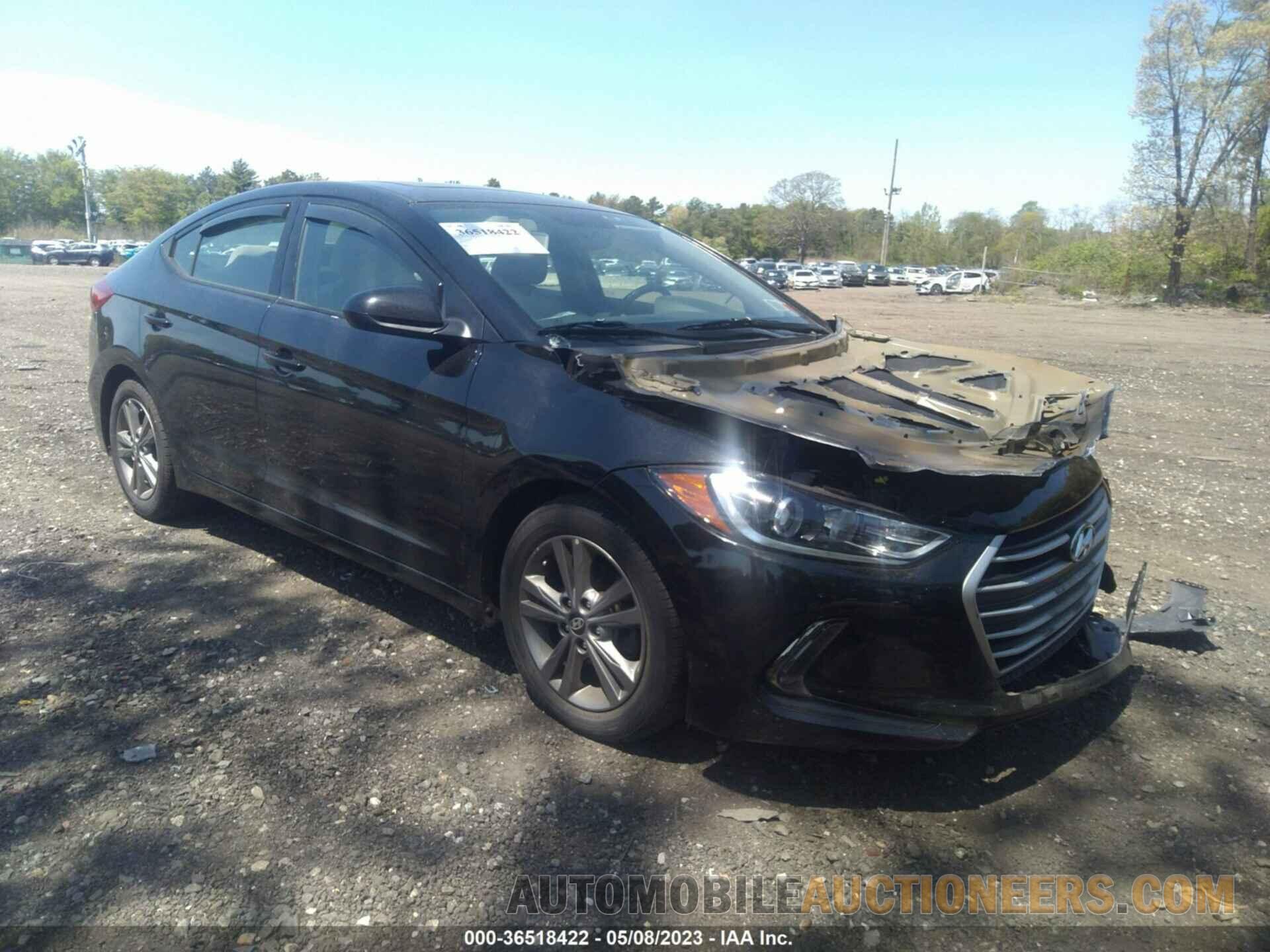 5NPD84LF3JH292216 HYUNDAI ELANTRA 2018