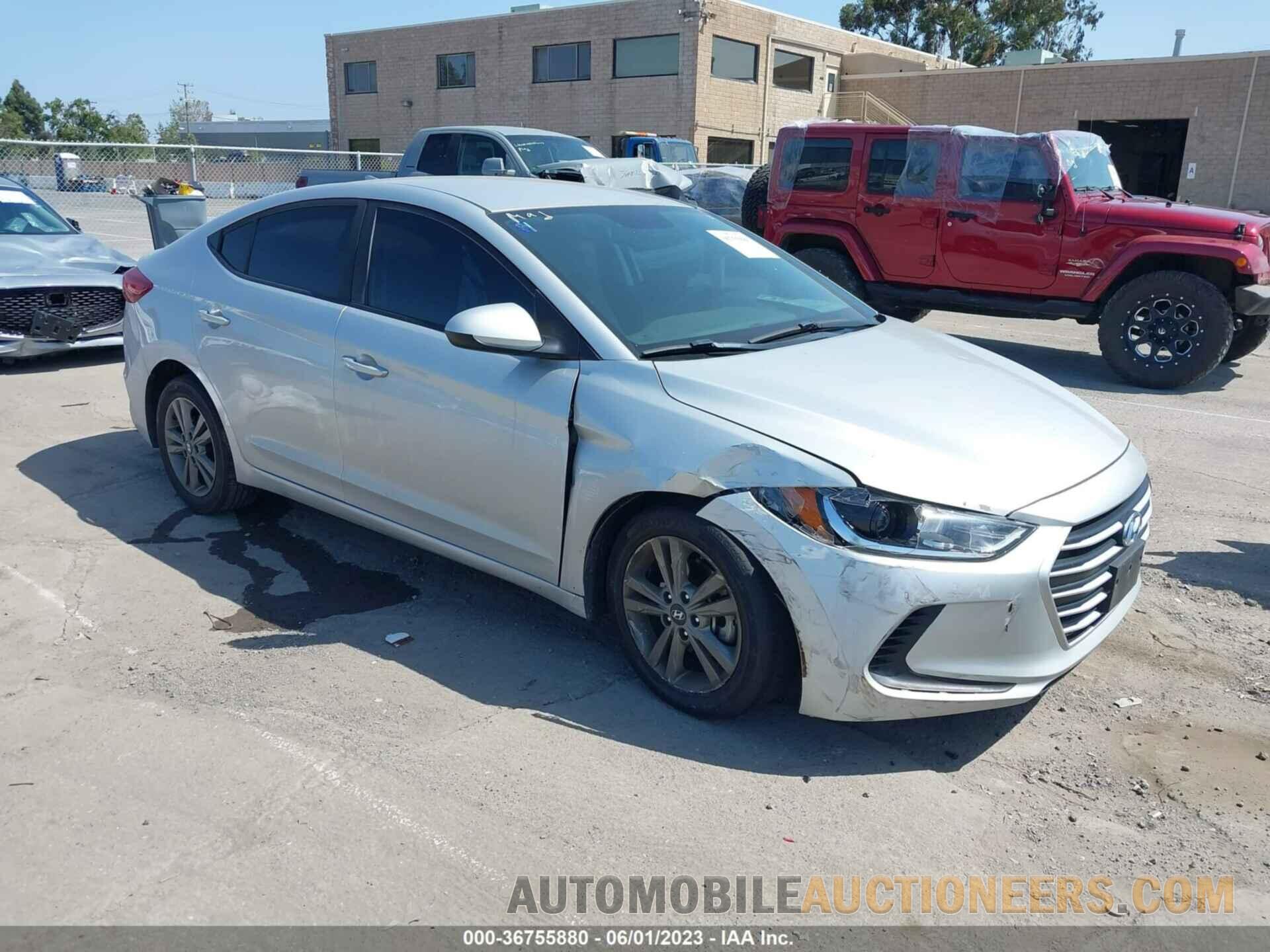 5NPD84LF3JH297206 HYUNDAI ELANTRA 2018