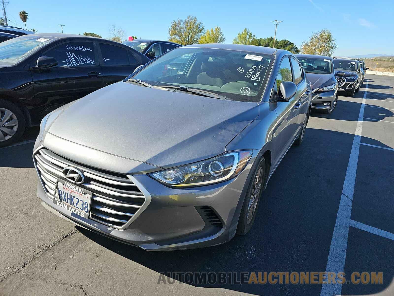 5NPD84LF3JH358750 Hyundai Elantra 2018