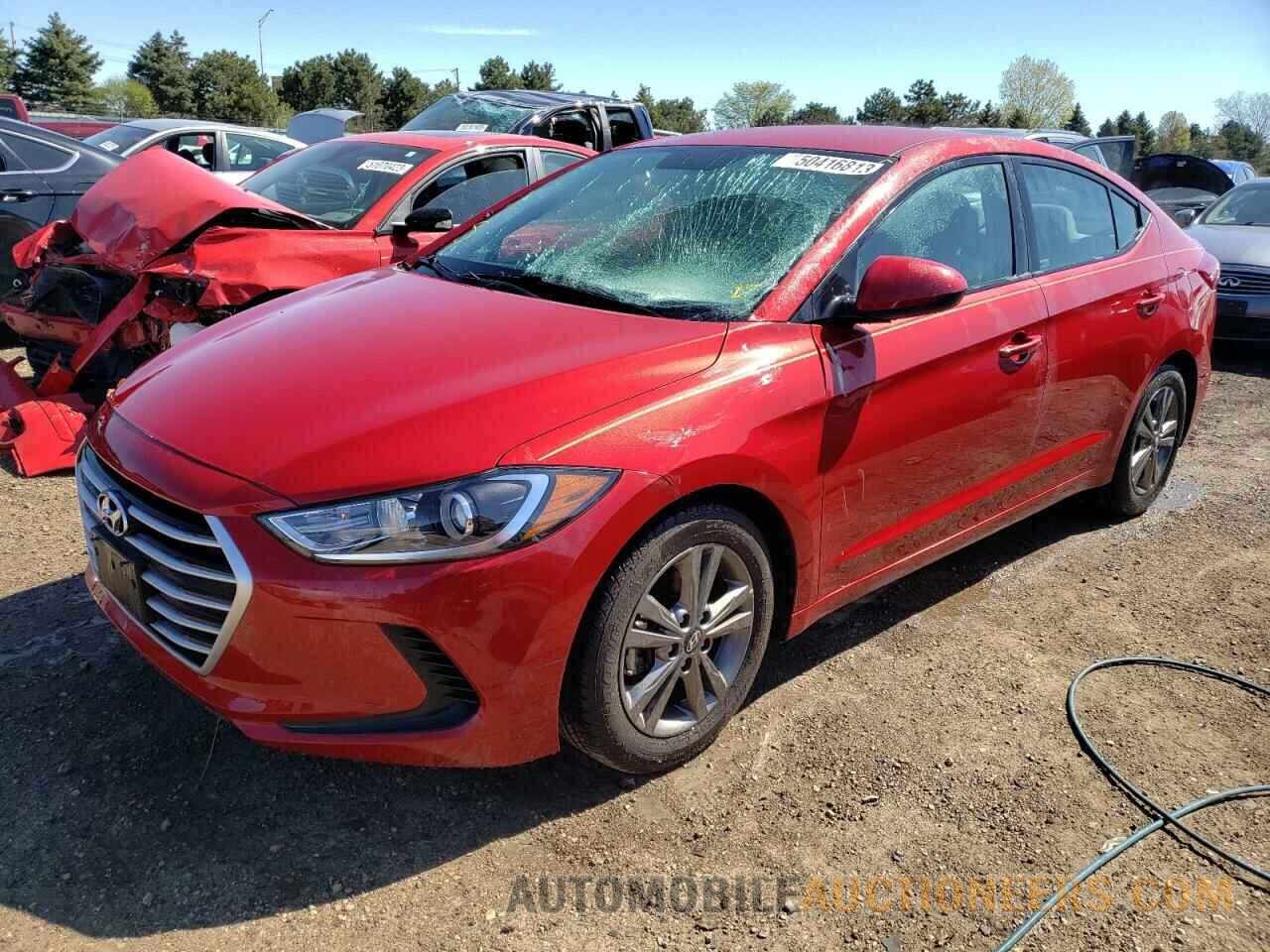 5NPD84LF3JH393806 HYUNDAI ELANTRA 2018