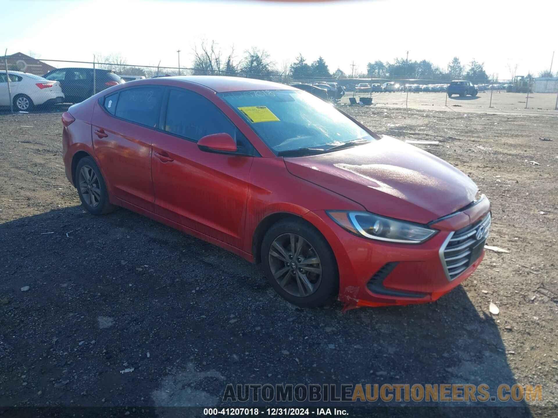 5NPD84LF4HH117130 HYUNDAI ELANTRA 2017