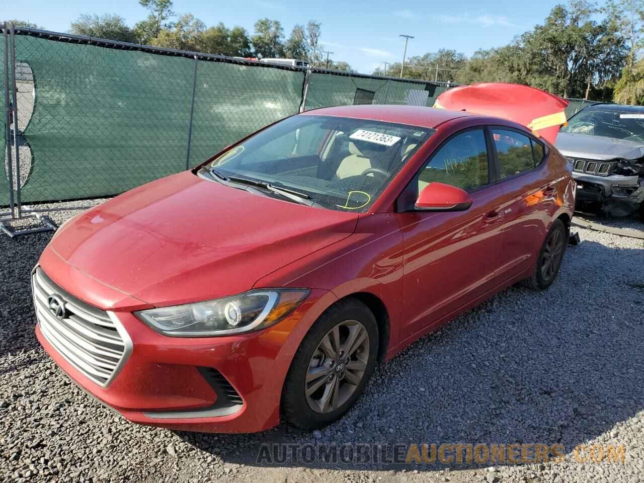 5NPD84LF4JH316121 HYUNDAI ELANTRA 2018