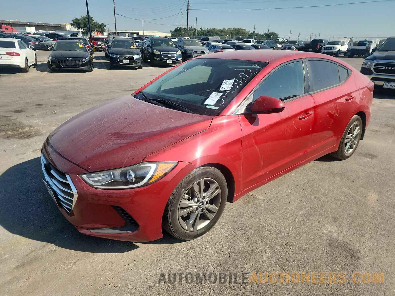 5NPD84LF4JH316927 Hyundai Elantra 2018