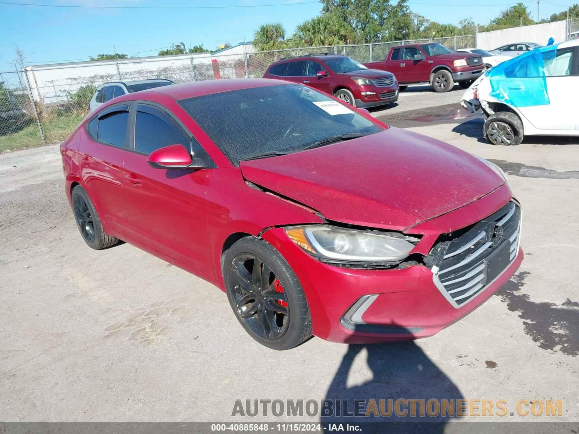 5NPD84LF5HH021166 HYUNDAI ELANTRA 2017