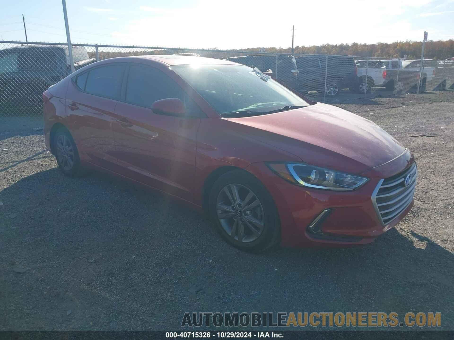 5NPD84LF5HH119890 HYUNDAI ELANTRA 2017