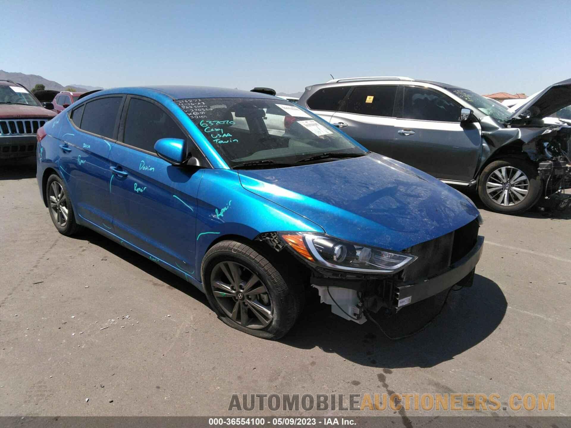 5NPD84LF5JH270590 HYUNDAI ELANTRA 2018