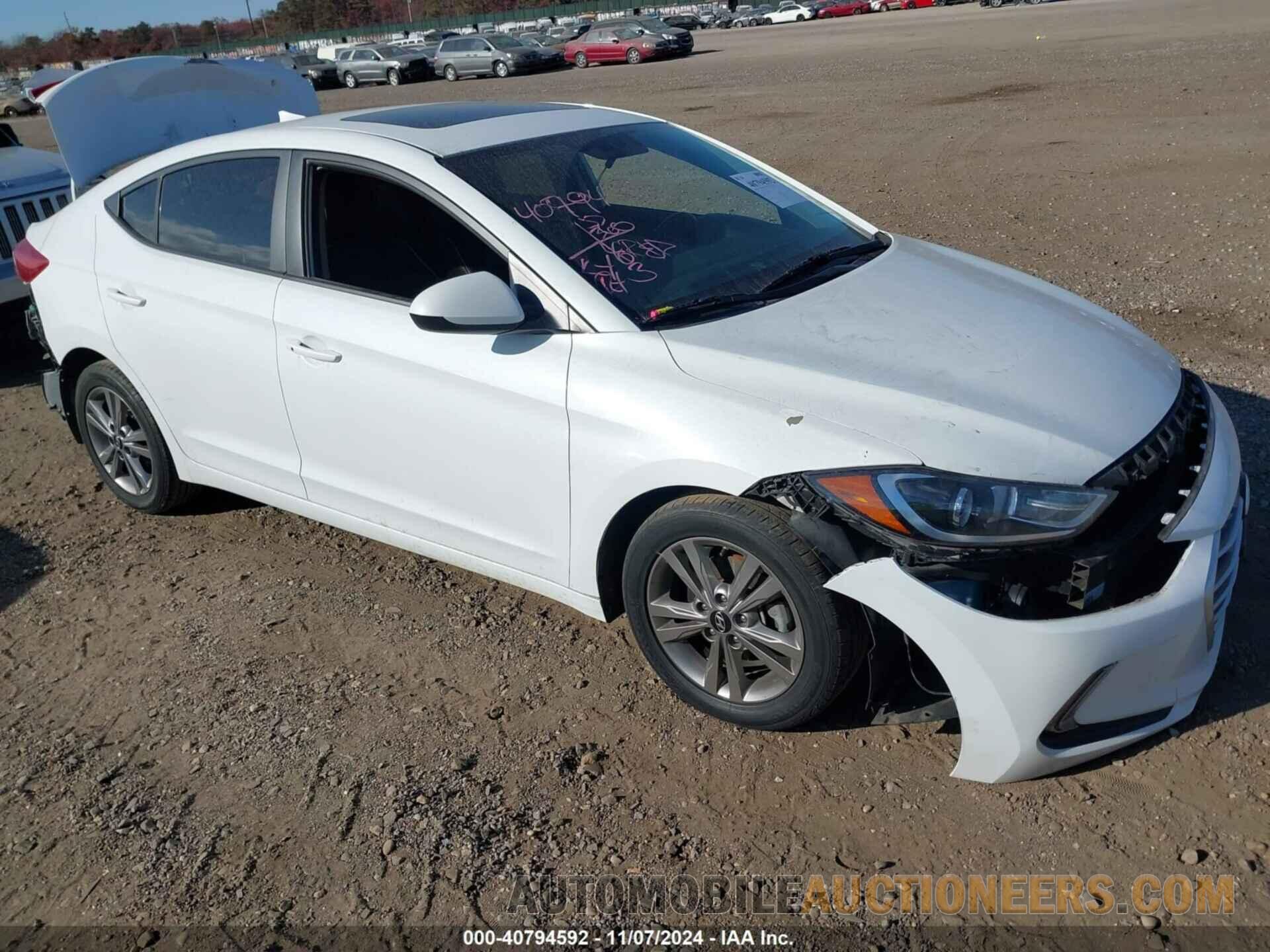 5NPD84LF6HH118389 HYUNDAI ELANTRA 2017