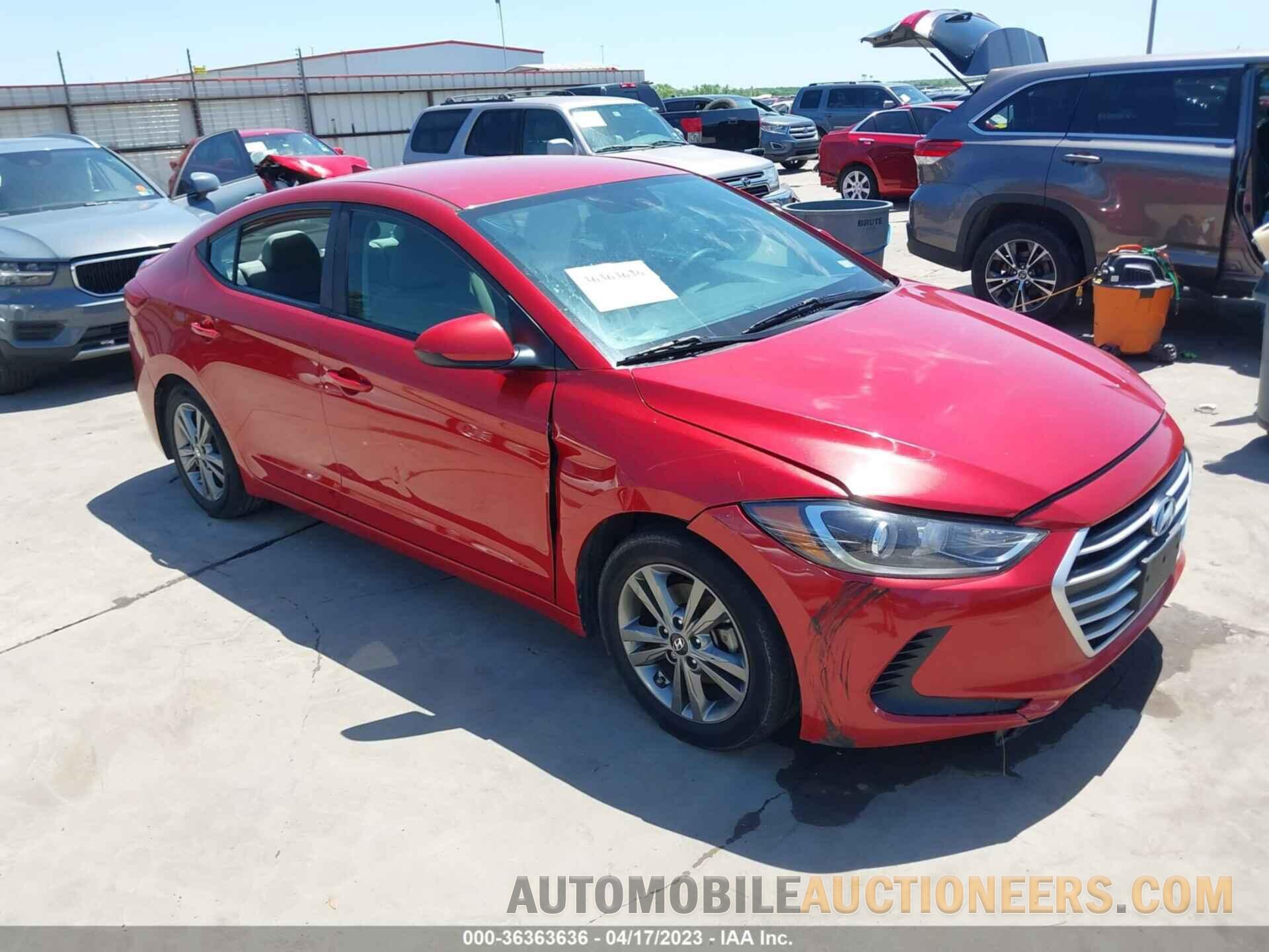 5NPD84LF6JH224606 HYUNDAI ELANTRA 2018