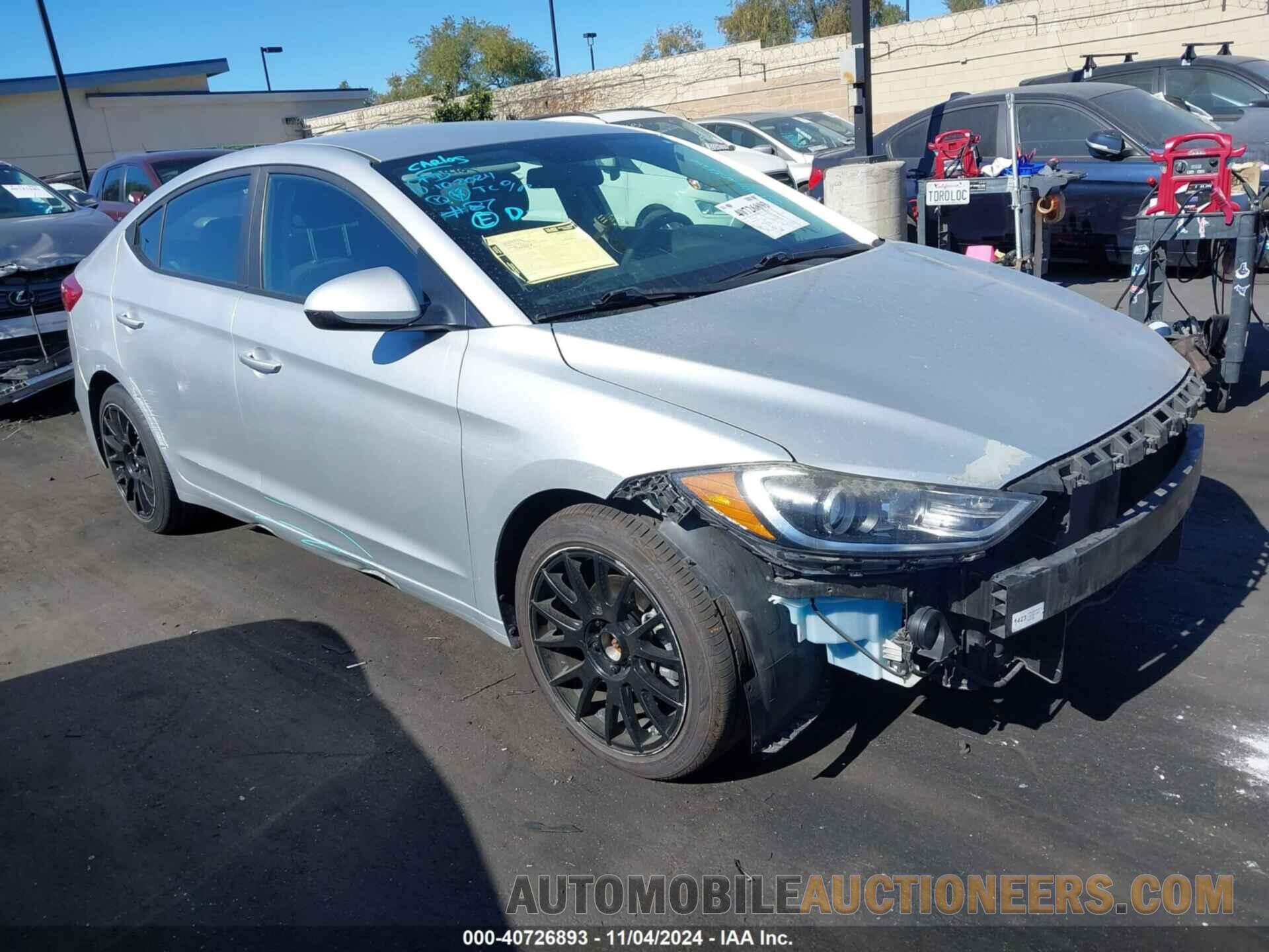 5NPD84LF6JH240921 HYUNDAI ELANTRA 2018