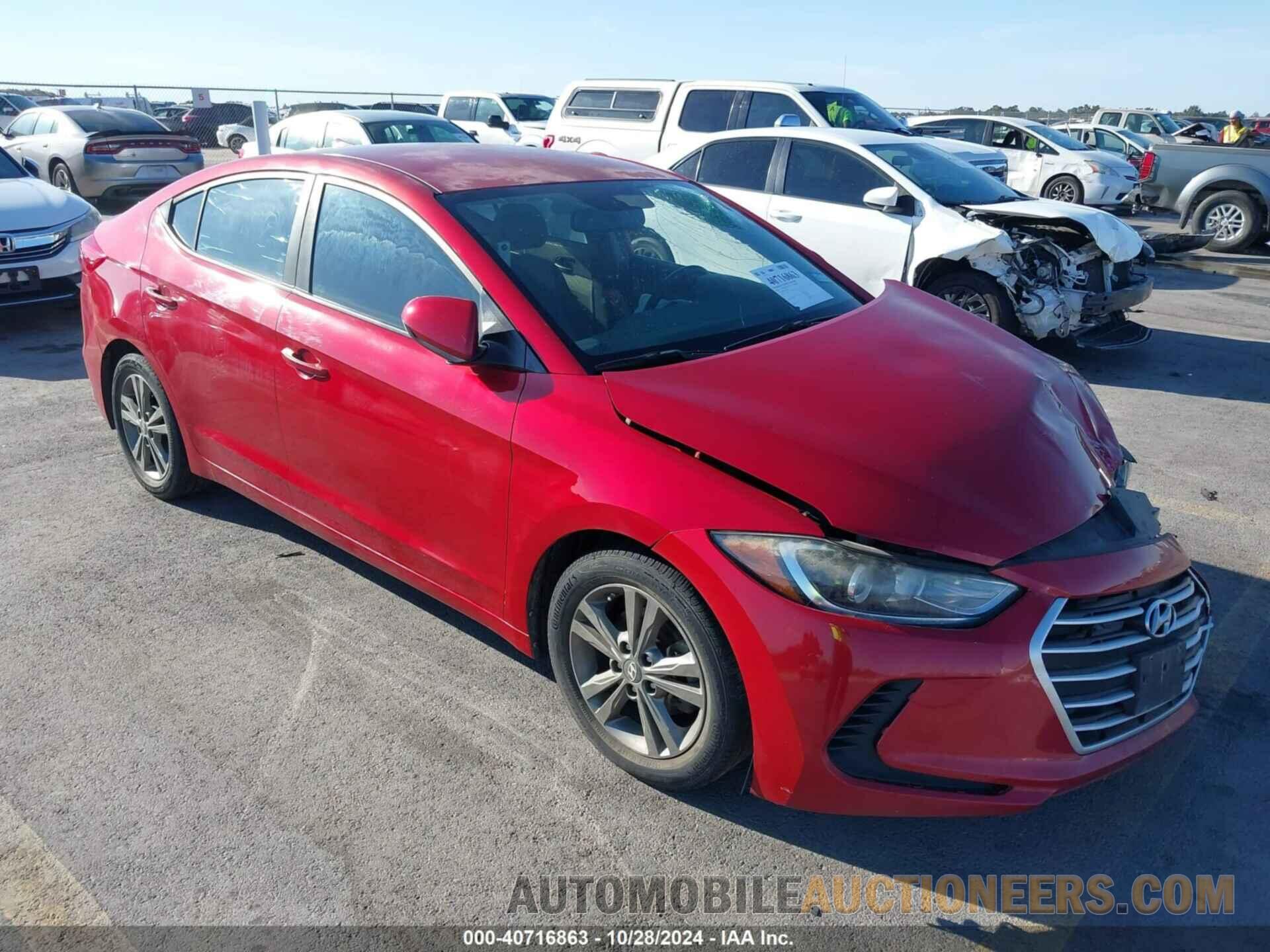 5NPD84LF6JH245214 HYUNDAI ELANTRA 2018