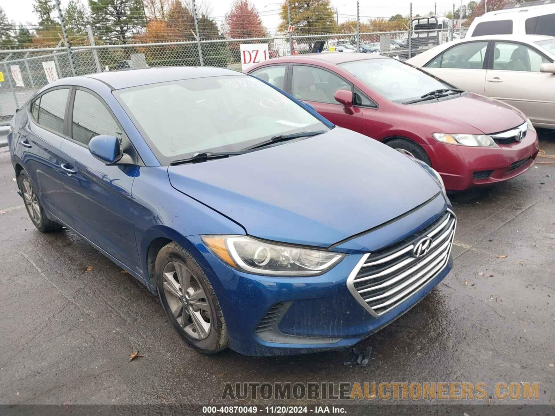 5NPD84LF6JH279962 HYUNDAI ELANTRA 2018