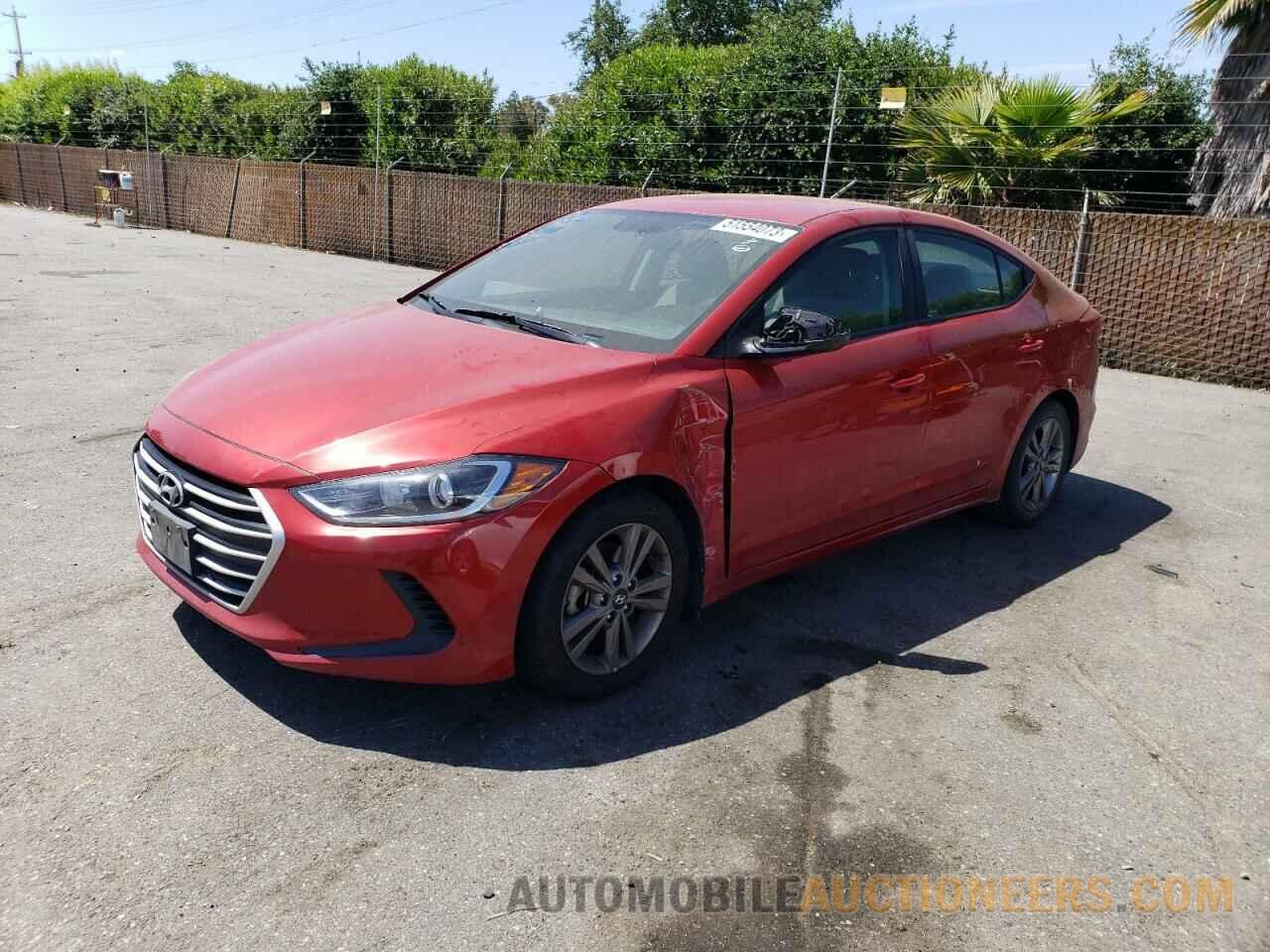 5NPD84LF6JH288340 HYUNDAI ELANTRA 2018