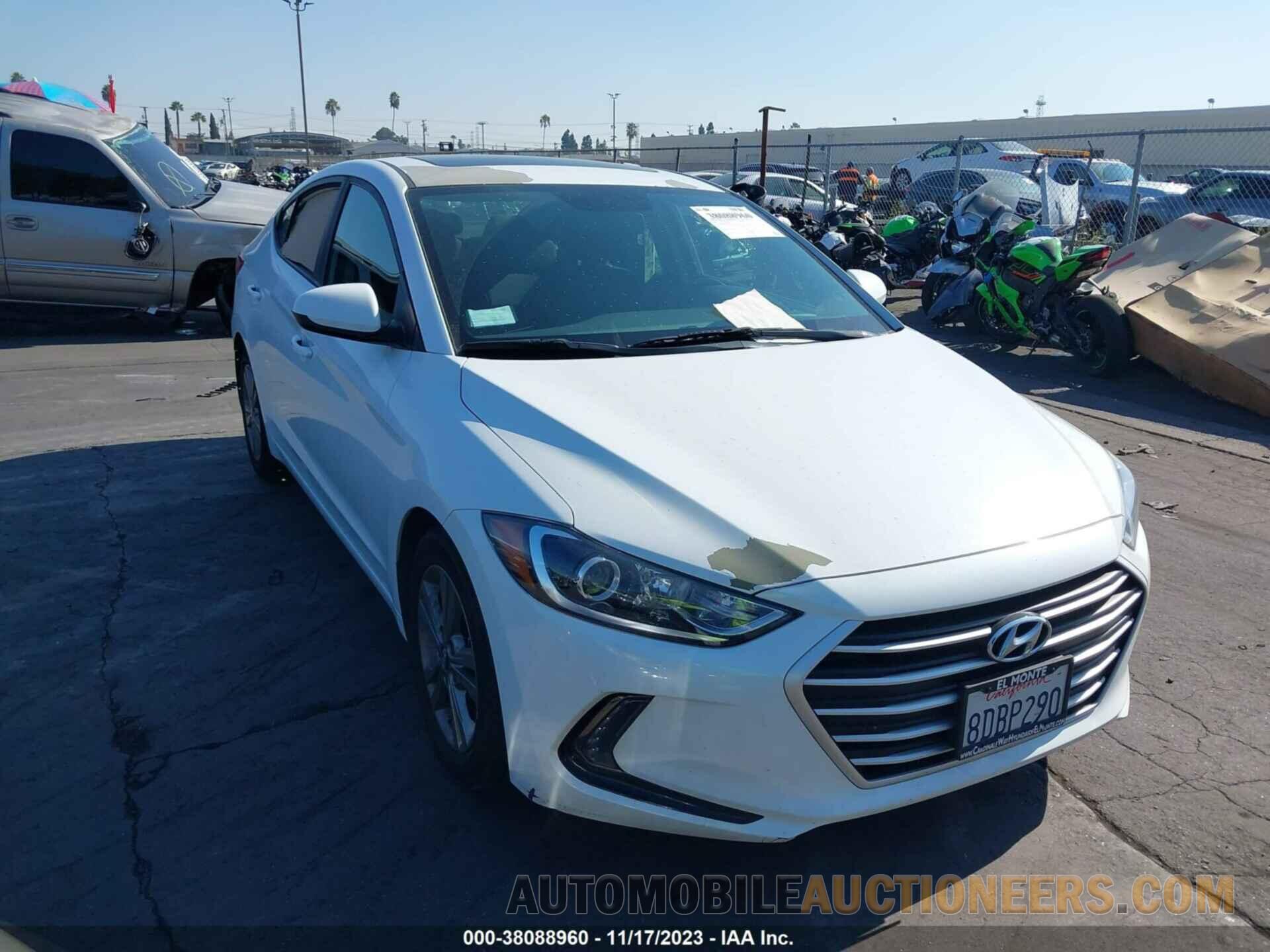 5NPD84LF6JH318808 HYUNDAI ELANTRA 2018