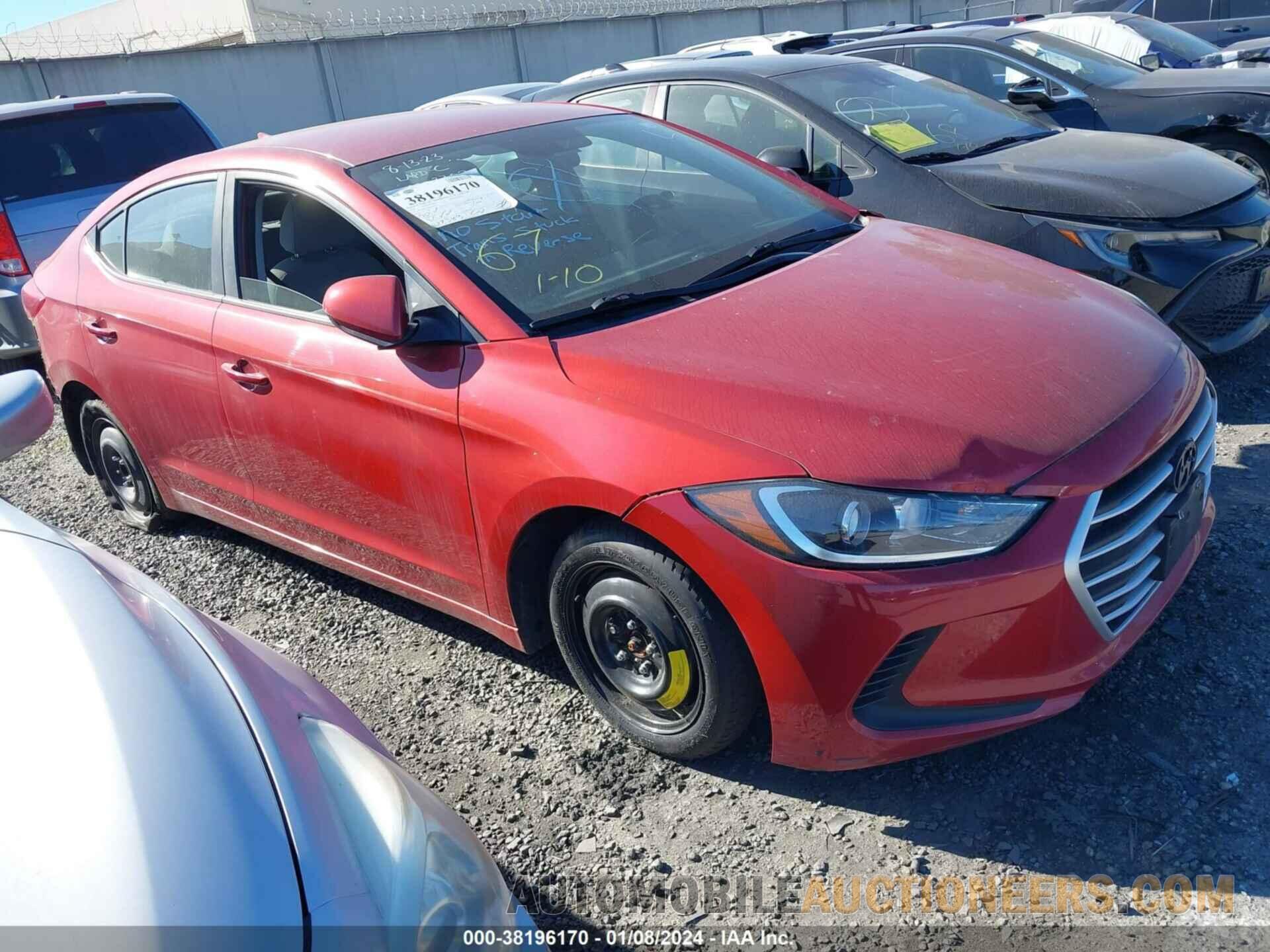 5NPD84LF6JH348424 HYUNDAI ELANTRA 2018