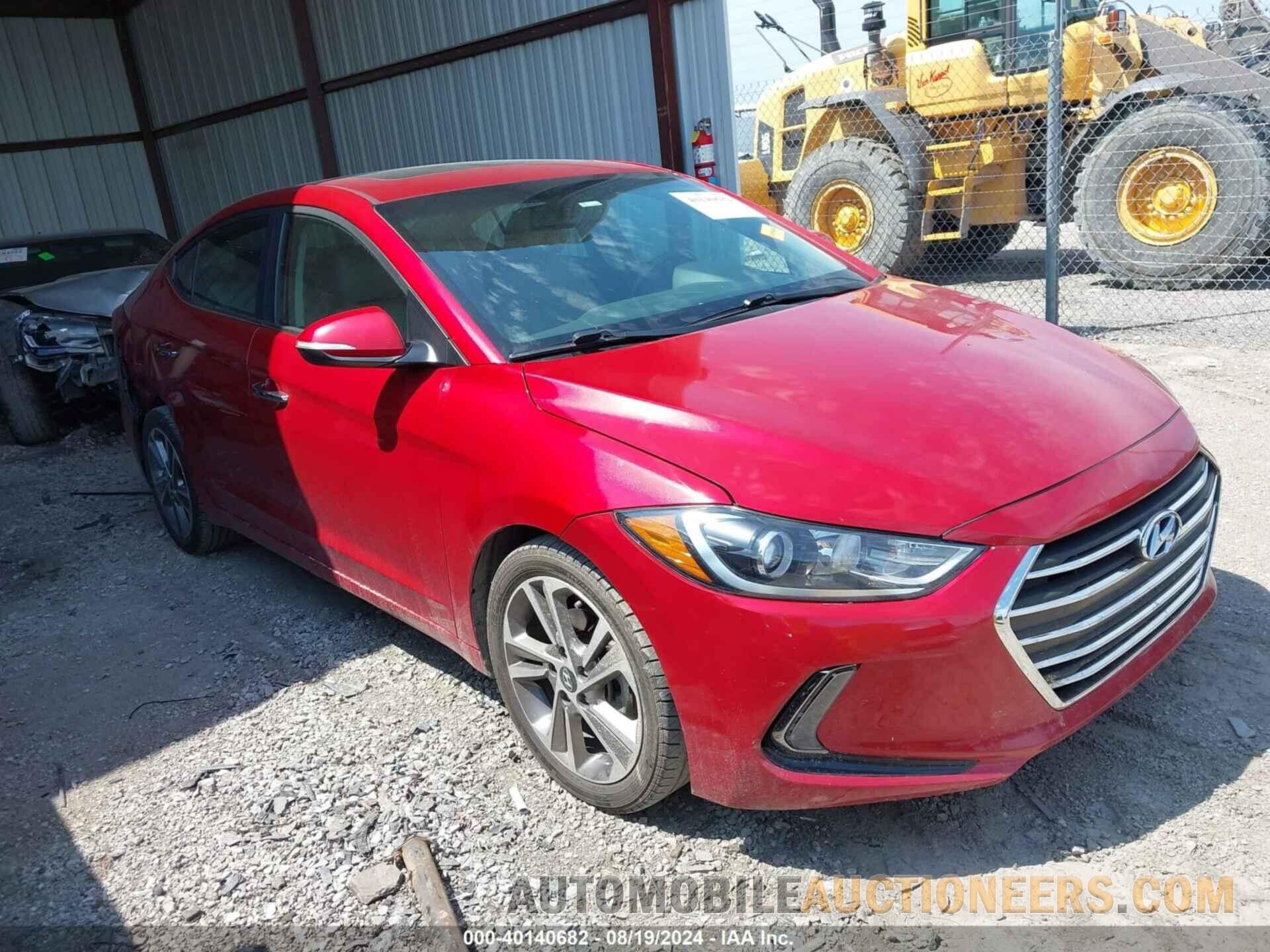 5NPD84LF7HH017913 HYUNDAI ELANTRA 2017