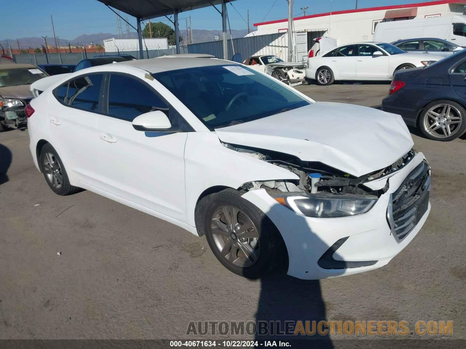 5NPD84LF7HH031830 HYUNDAI ELANTRA 2017