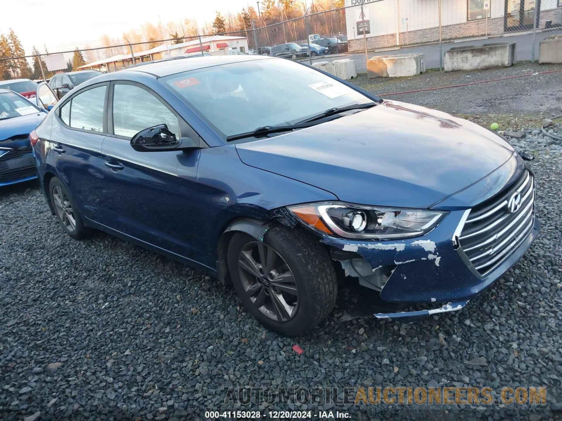 5NPD84LF7HH187303 HYUNDAI ELANTRA 2017