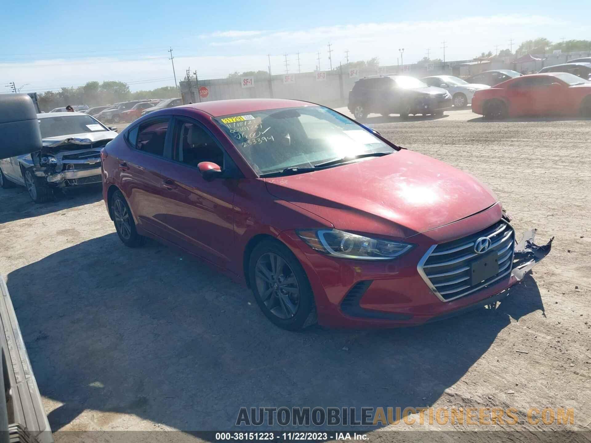 5NPD84LF7JH233394 HYUNDAI ELANTRA 2018