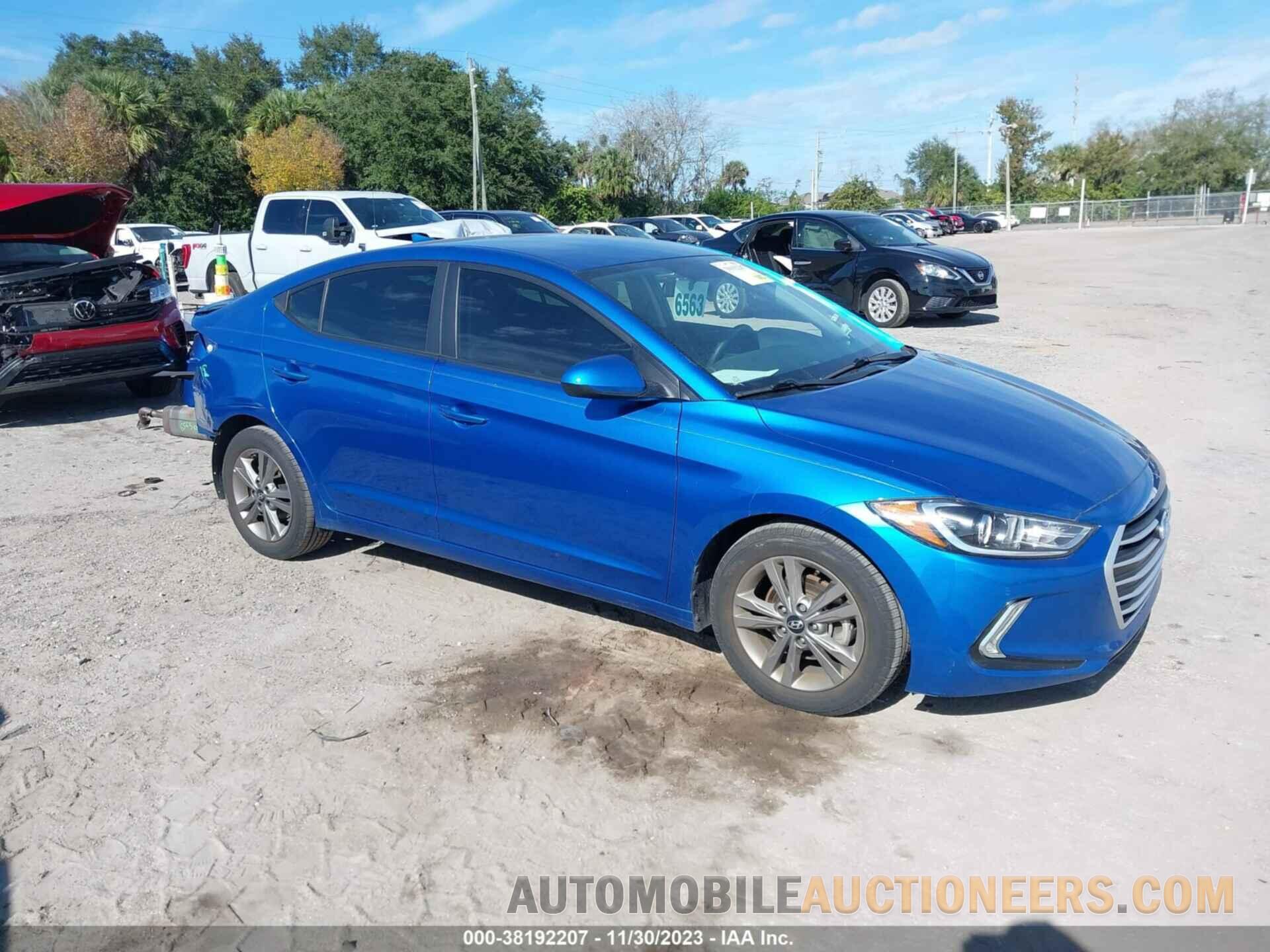 5NPD84LF7JH310796 HYUNDAI ELANTRA 2018