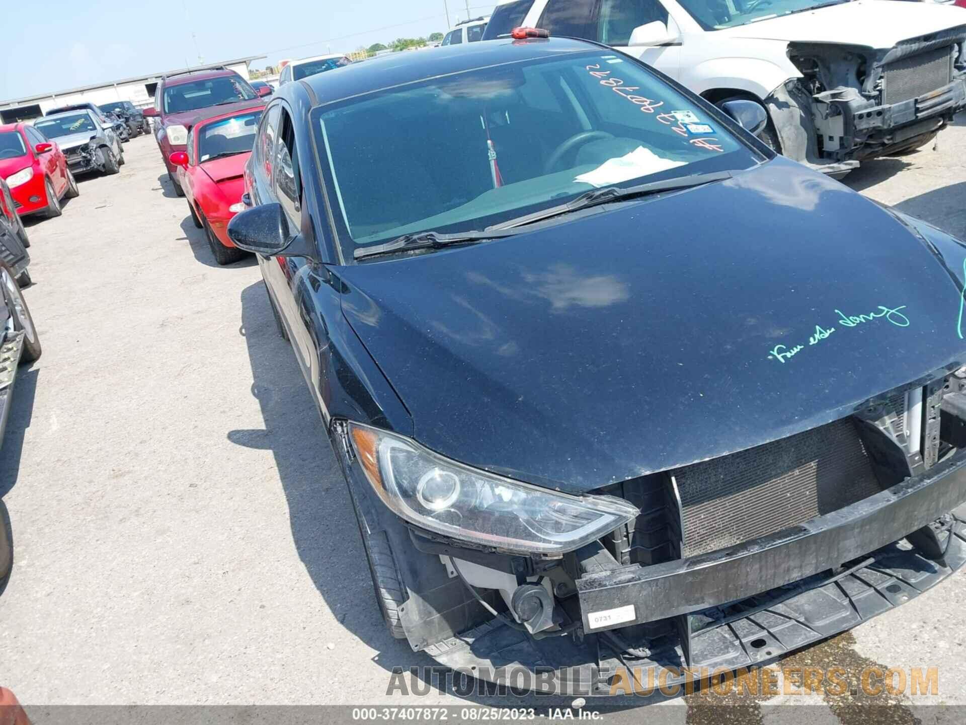 5NPD84LF7JH328313 HYUNDAI ELANTRA 2018