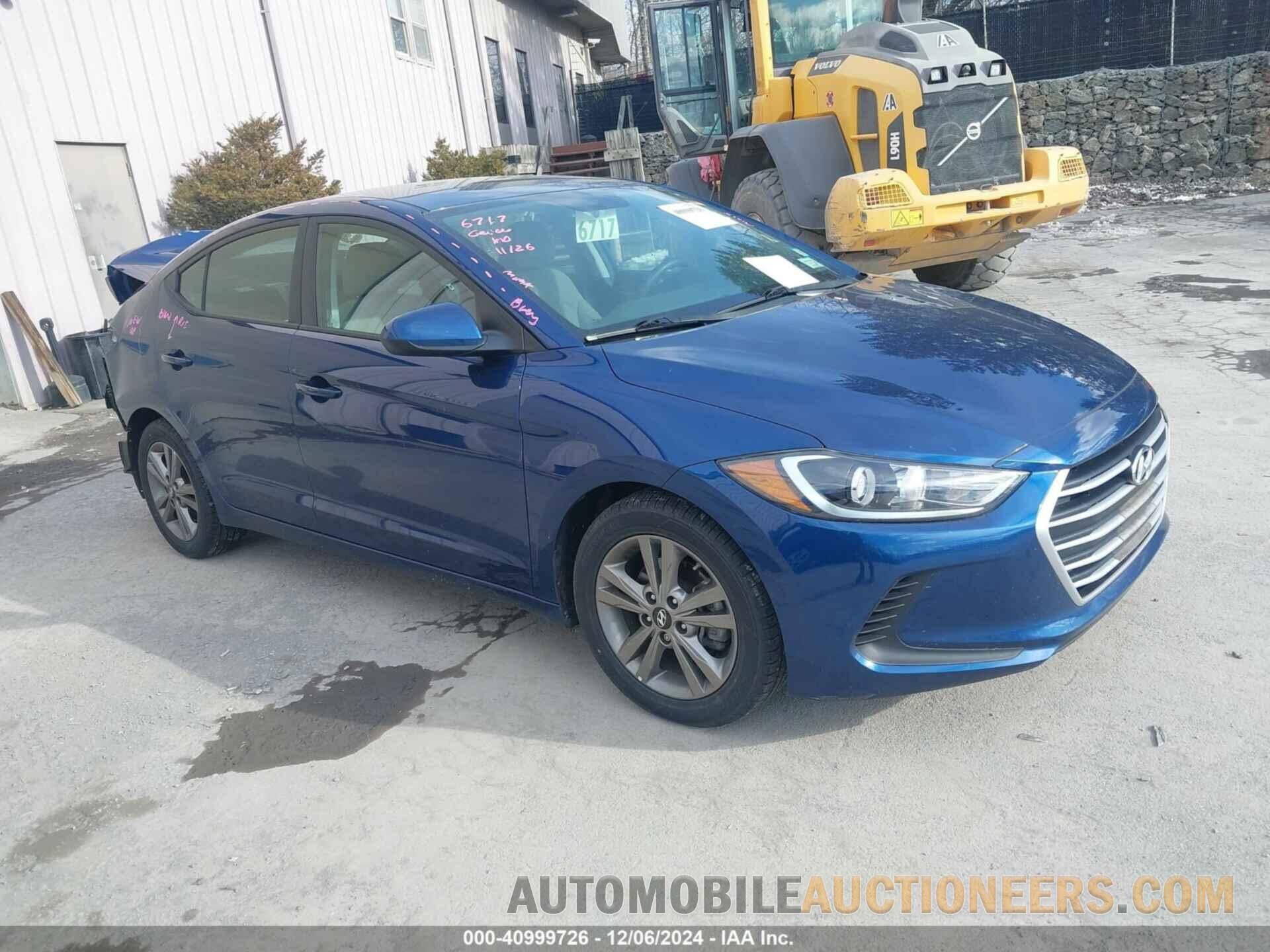 5NPD84LF7JH332071 HYUNDAI ELANTRA 2018