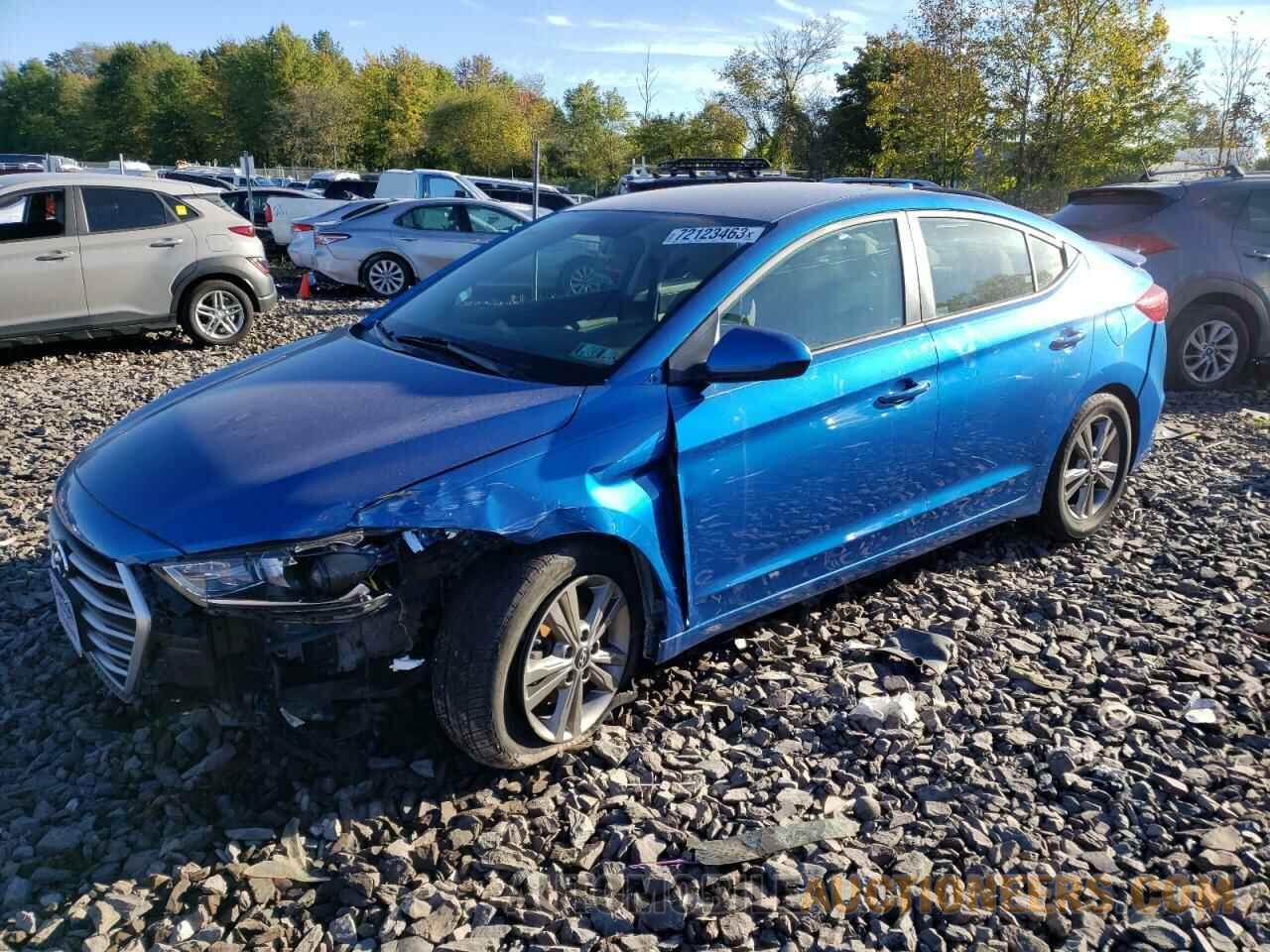 5NPD84LF7JH397101 HYUNDAI ELANTRA 2018