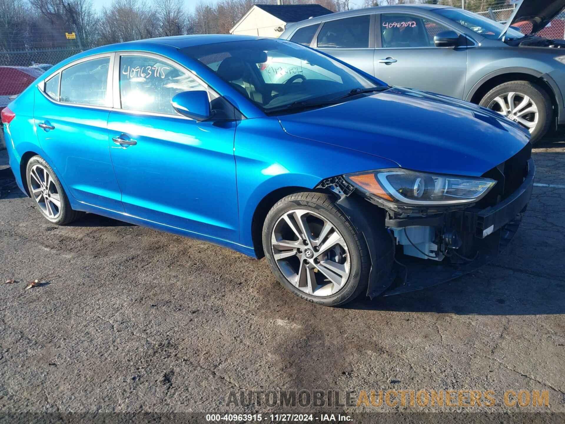 5NPD84LF8HH114327 HYUNDAI ELANTRA 2017