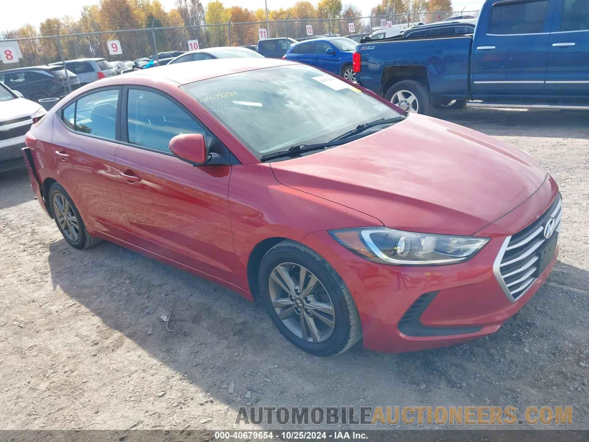 5NPD84LF8HH191134 HYUNDAI ELANTRA 2017