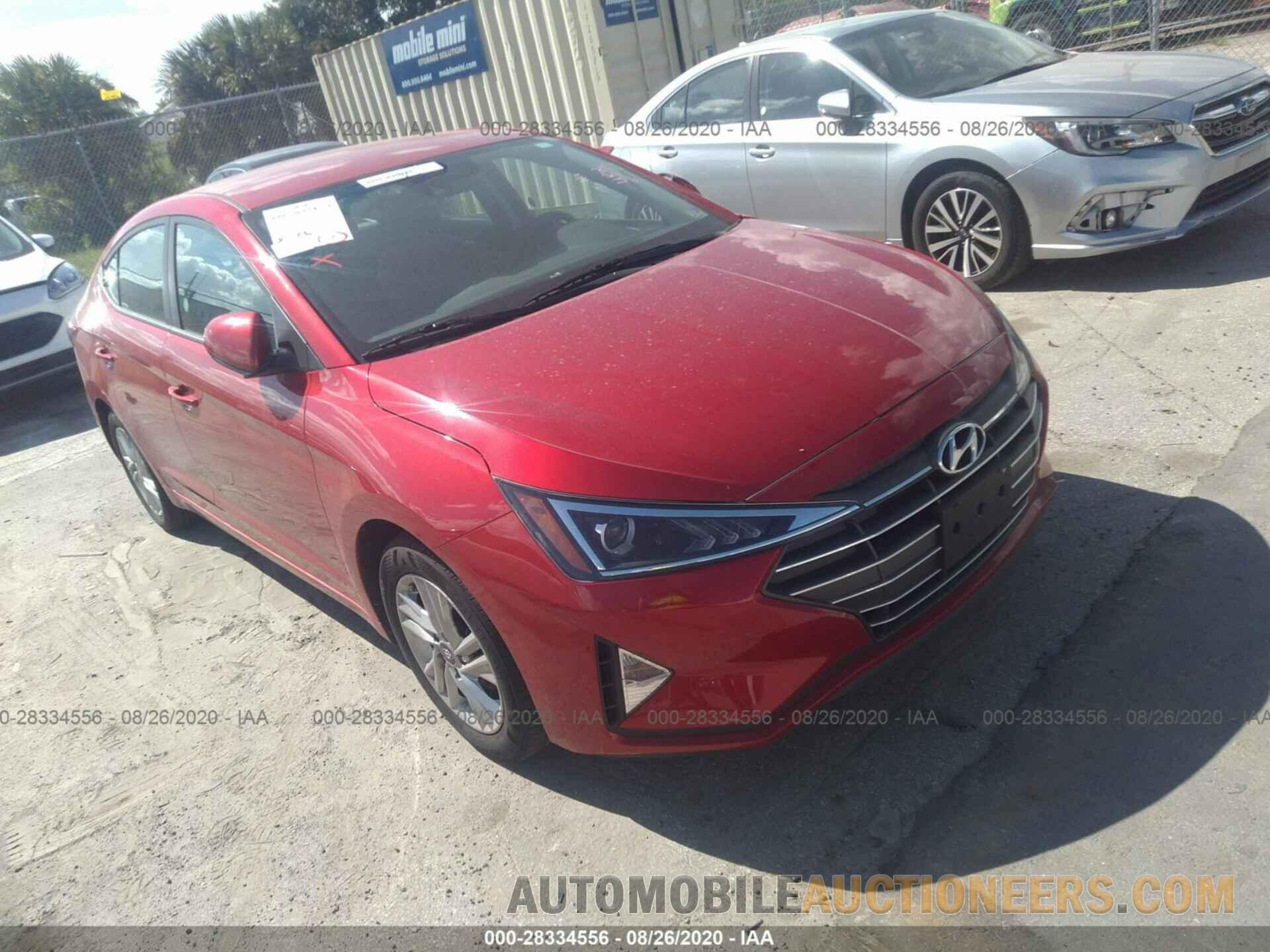 5NPD84LF8LH580459 HYUNDAI ELANTRA 2020