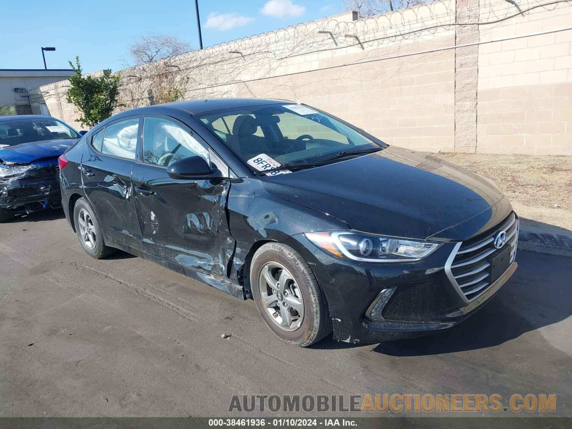 5NPD94LA2JH360765 HYUNDAI ELANTRA 2018