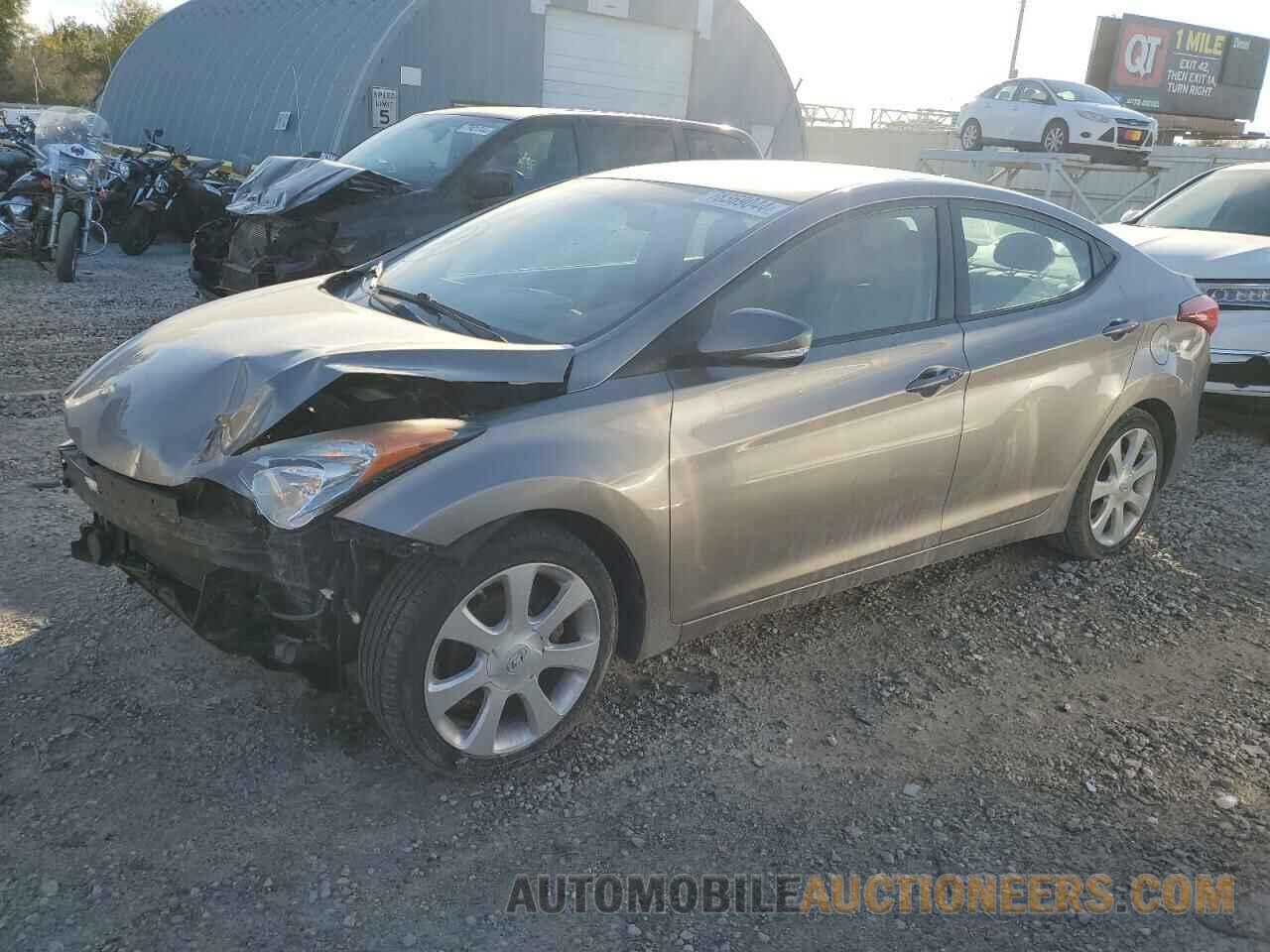 5NPDH4AE0CH150516 HYUNDAI ELANTRA 2012