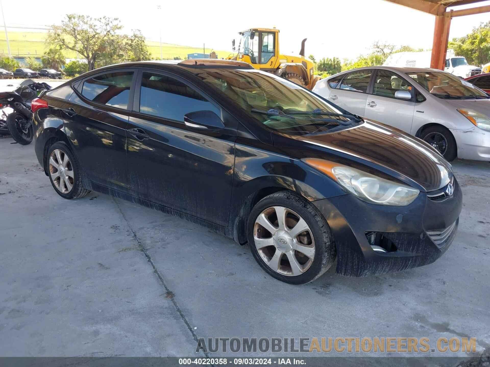 5NPDH4AE0DH160481 HYUNDAI ELANTRA 2013