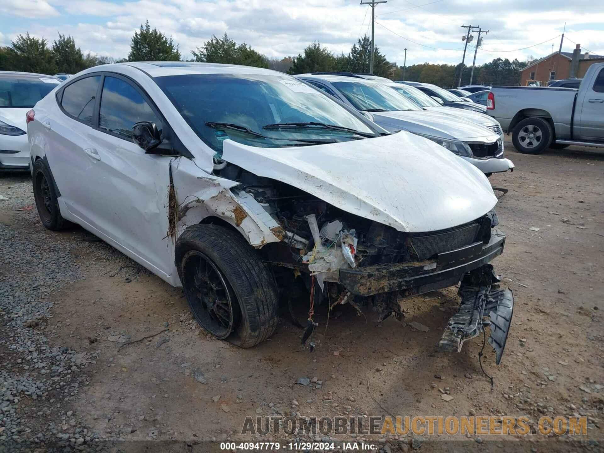 5NPDH4AE0DH237611 HYUNDAI ELANTRA 2013