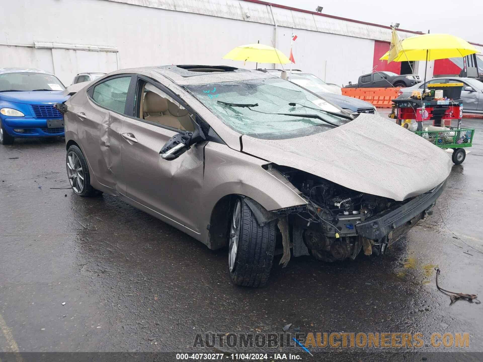 5NPDH4AE0DH291913 HYUNDAI ELANTRA 2013