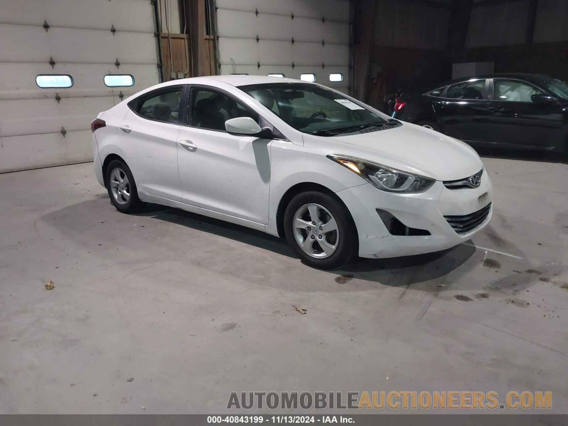 5NPDH4AE0EH463830 HYUNDAI ELANTRA 2014