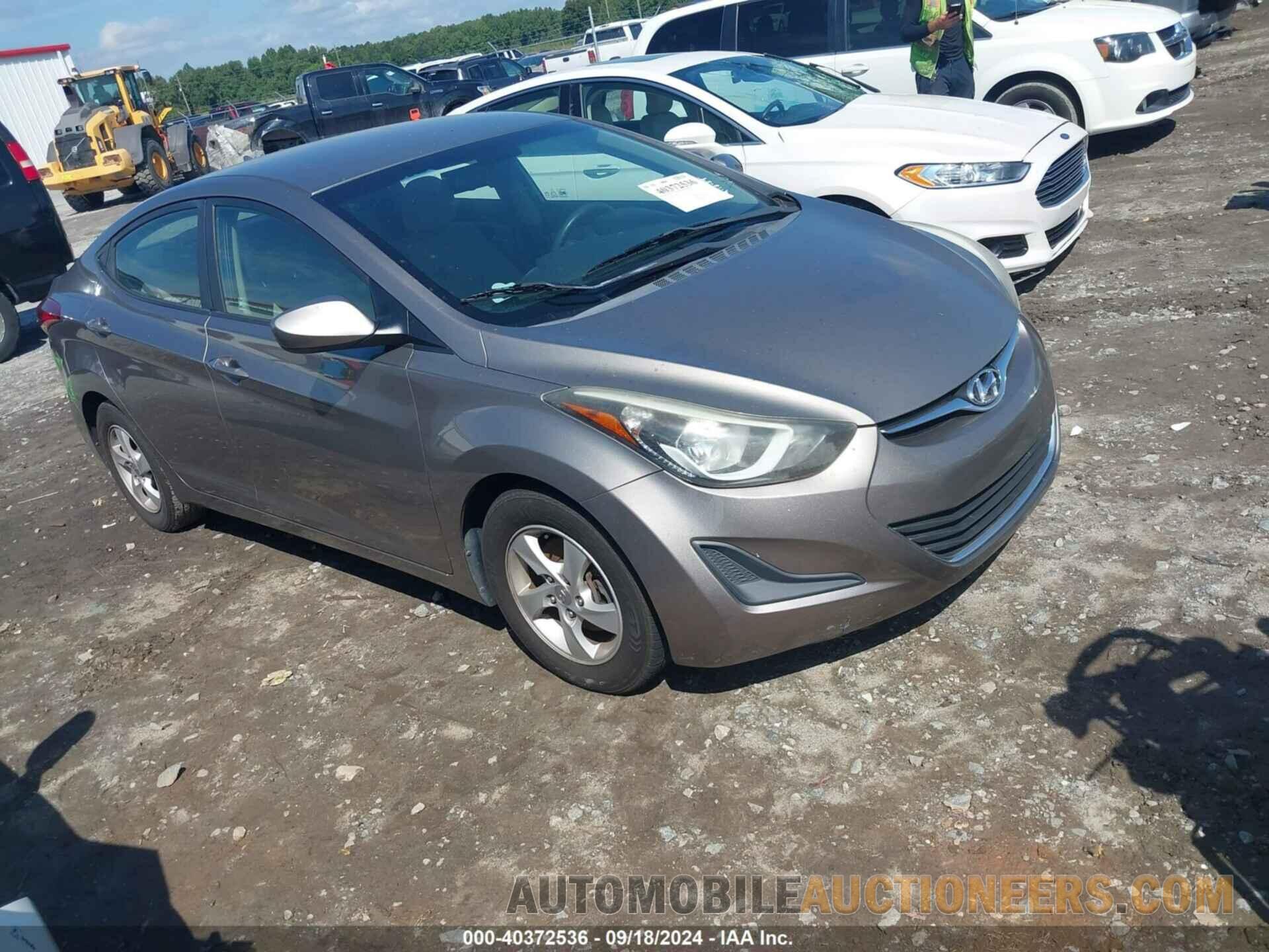 5NPDH4AE0EH481258 HYUNDAI ELANTRA 2014