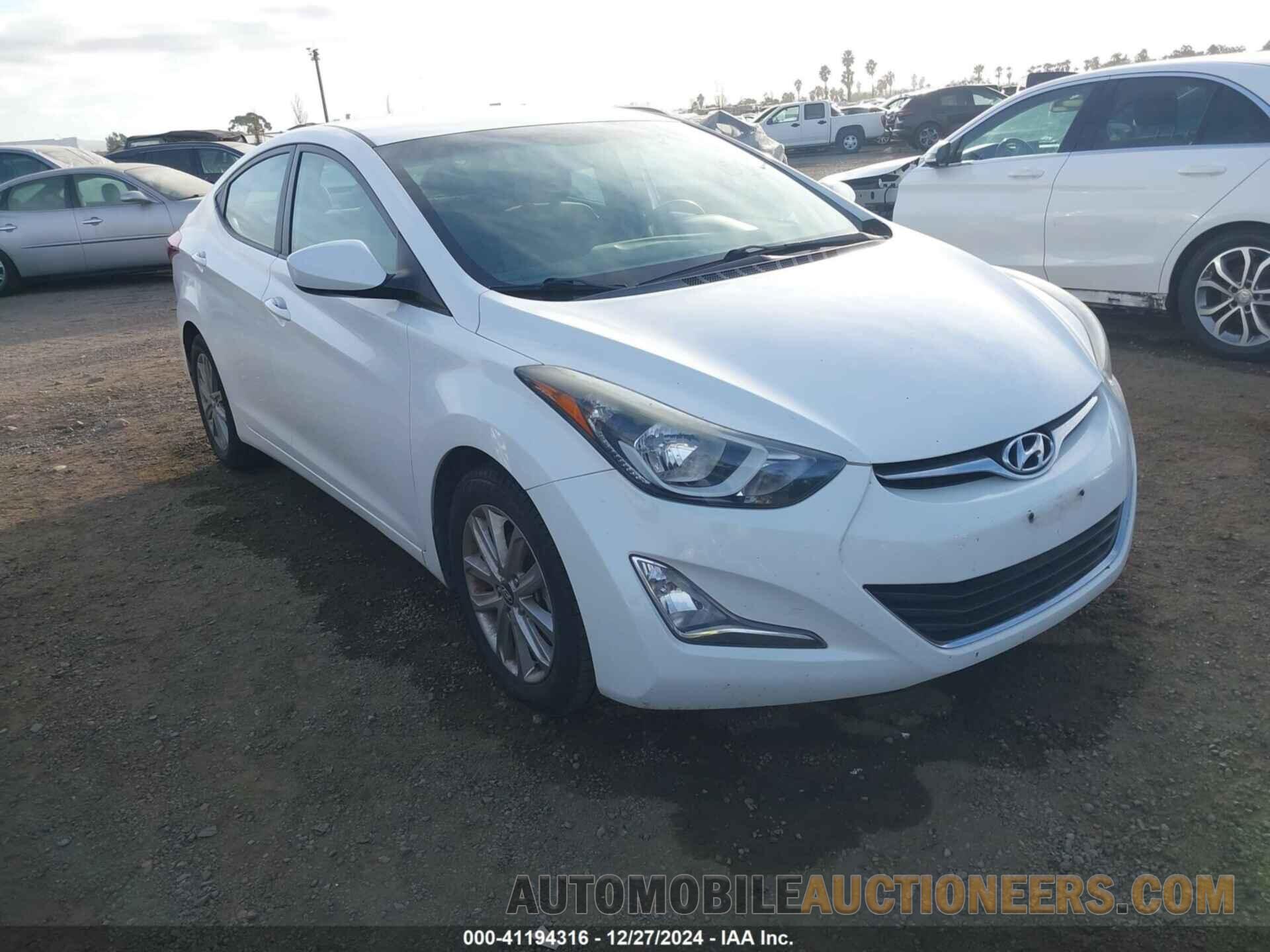 5NPDH4AE0EH487402 HYUNDAI ELANTRA 2014